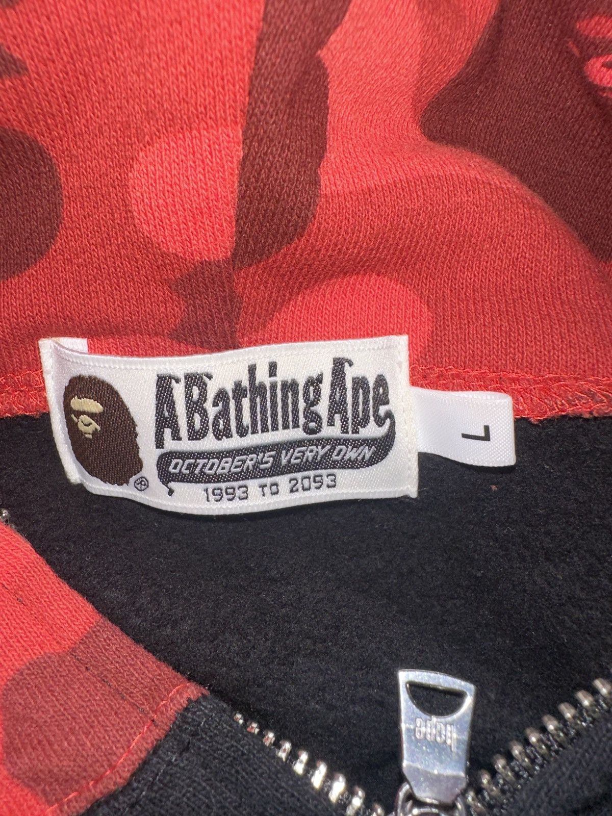 Bape bape x ovo zipup size L Size US L / EU 52-54 / 3 - 3 Thumbnail