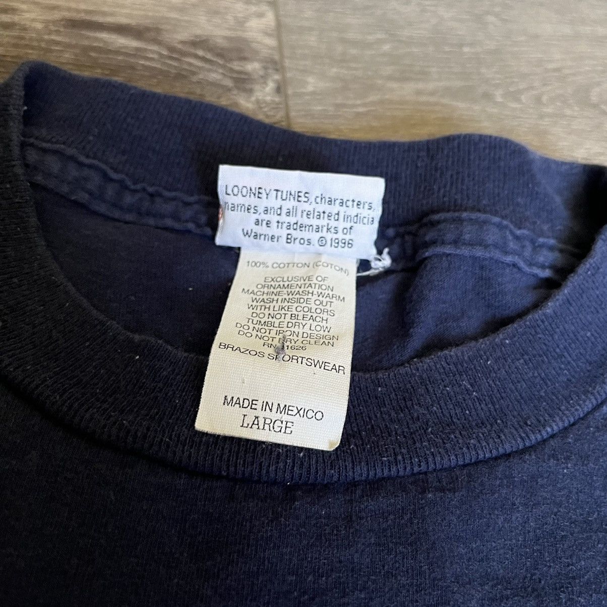 Vintage Vintage 1990s Tasmanian Taz Devil Computer Website Logo Tee Size US L / EU 52-54 / 3 - 5 Thumbnail