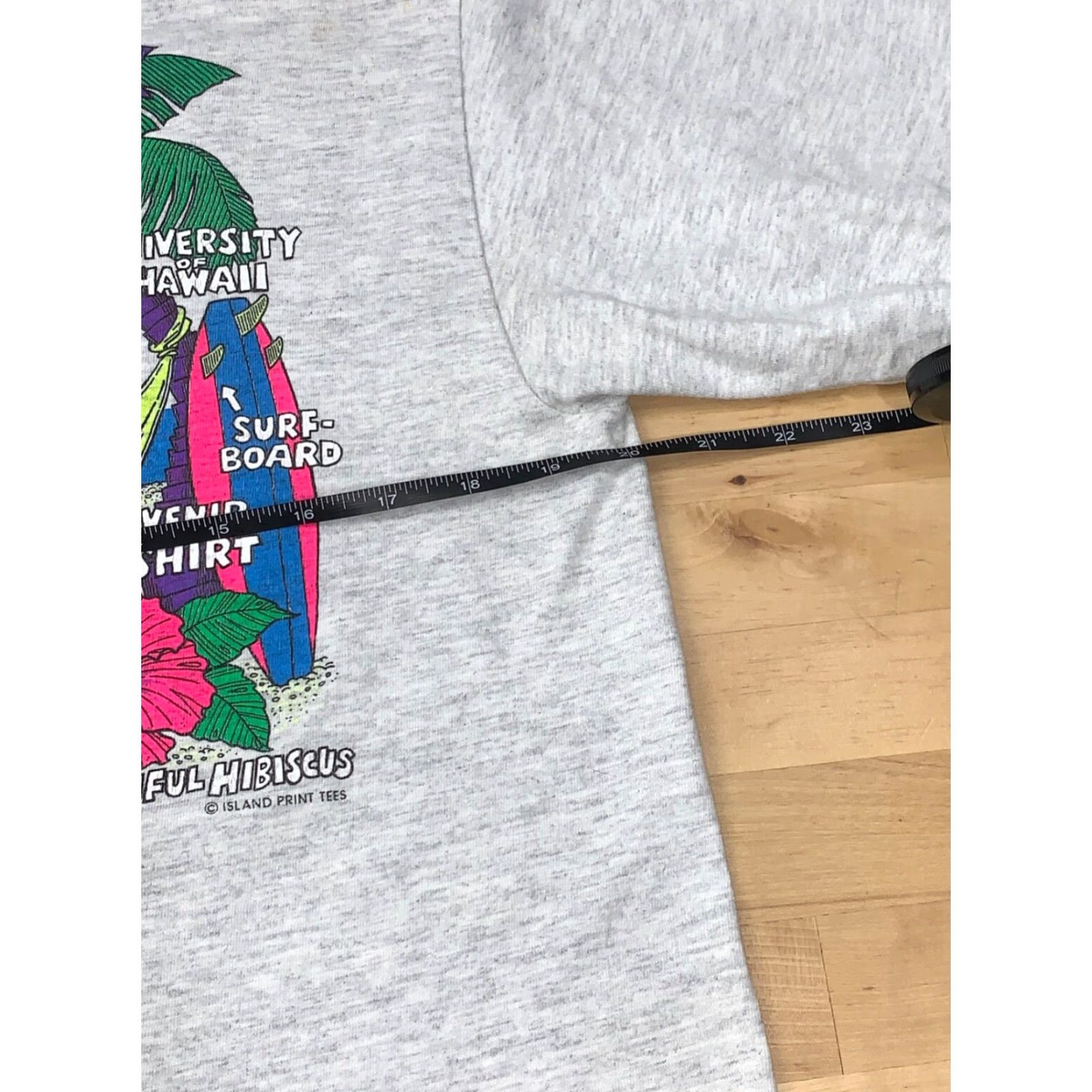 Vintage VINTAGE Hawaii Graphic Tee Gray L Short Sleeve Casual Mens Size US L / EU 52-54 / 3 - 6 Thumbnail