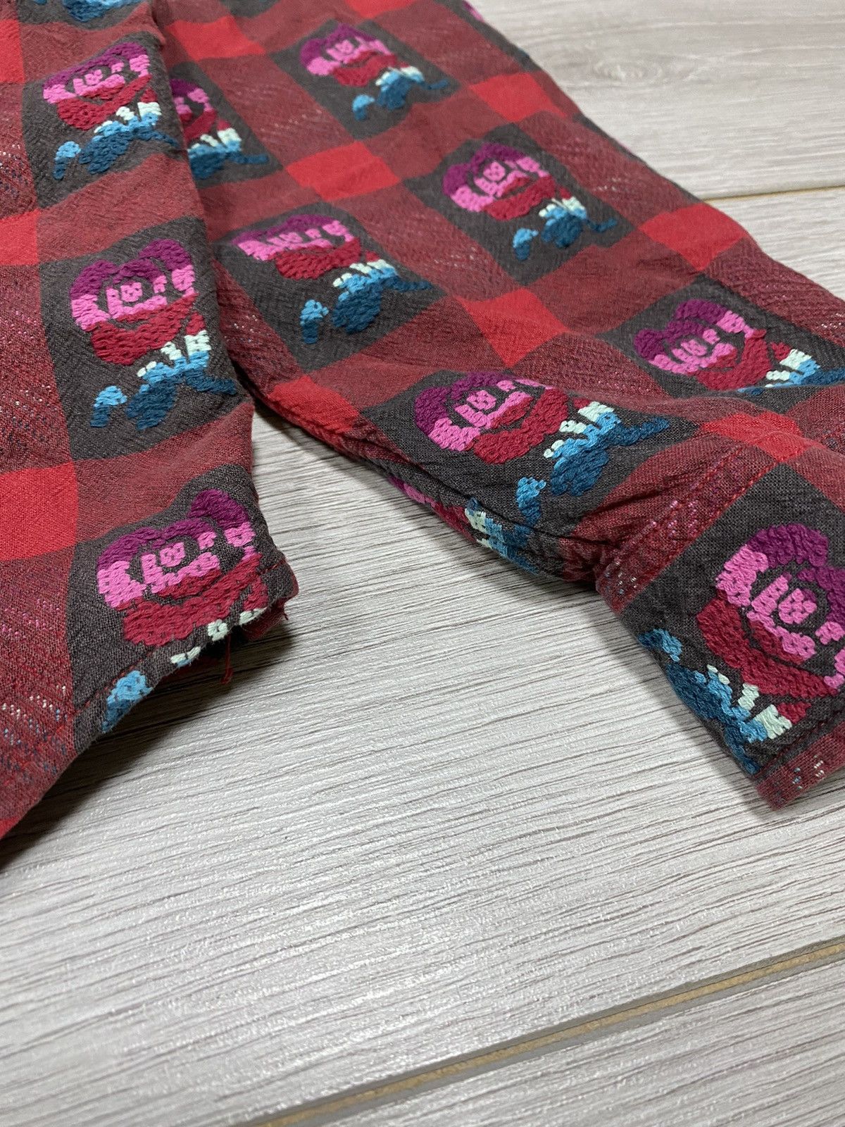 Supreme Supreme flannel🌹rose thick shirt vintage plaid buttons usa Size US M / EU 48-50 / 2 - 7 Thumbnail