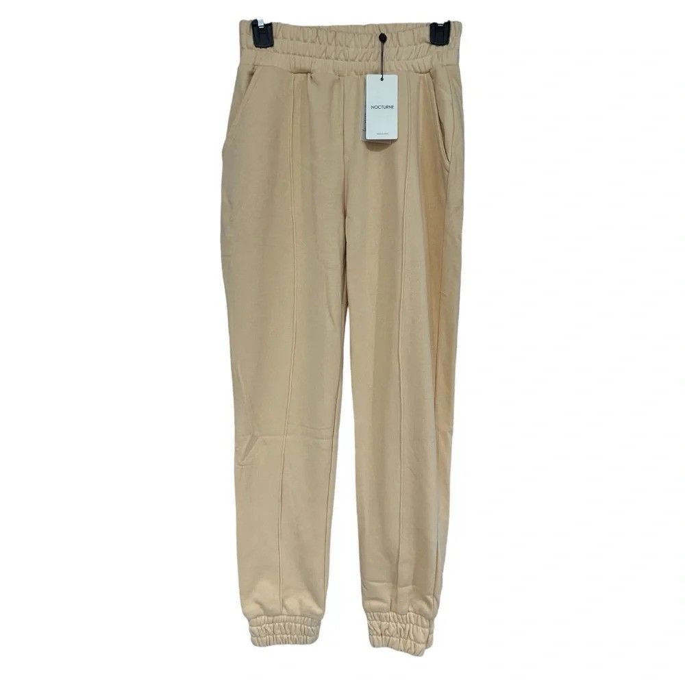 NOCTURNE NOCTURNE KNITTED JOGGING COMFY LOUNGEWEAR PANTS Size 26" / US 2 / IT 38 - 9 Thumbnail
