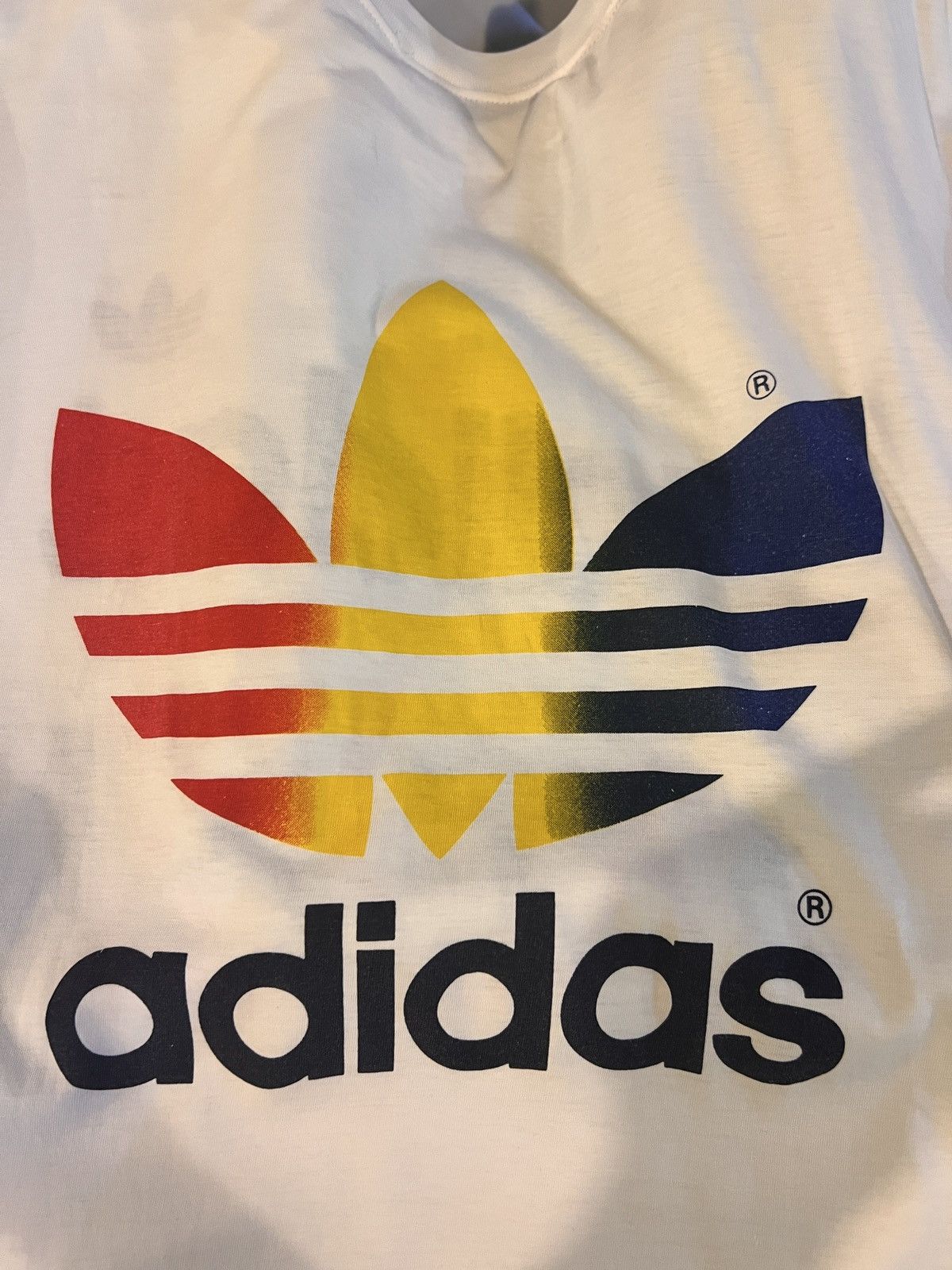 Adidas × Vintage Adidas Rainbow Trefoil Size US M / EU 48-50 / 2 - 5 Thumbnail