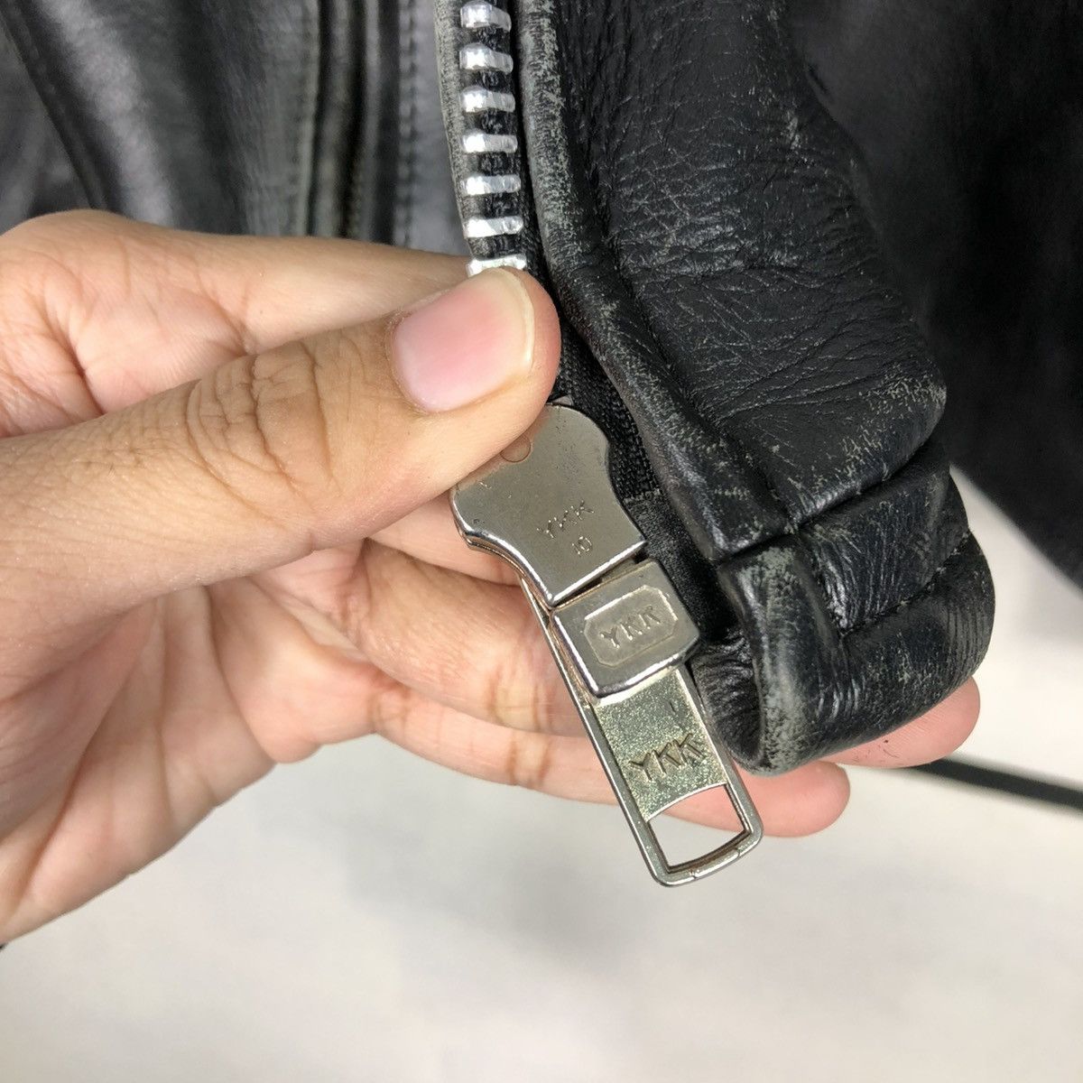 Vintage 🔥VINTAGE LEATHER JACKET CAFE RACER SV.STONE COWHIDE LEATHER Size US M / EU 48-50 / 2 - 19 Thumbnail