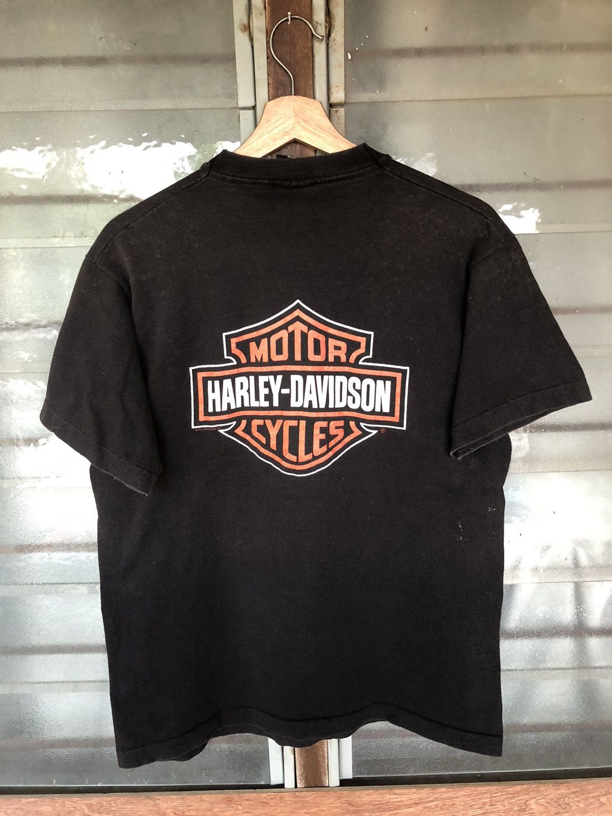 Harley Davidson Vintage 90’s Harley Davidson Knucklehead Rare Shirt Tee Size US M / EU 48-50 / 2 - 10 Thumbnail