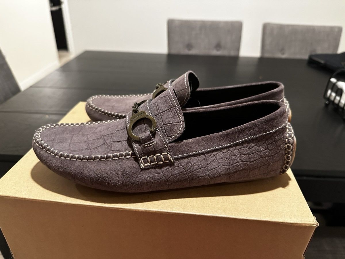 Jimmy Choo Jimmy Choo Croc Mock Loafer Size US 7.5 / EU 40-41 - 2 Thumbnail