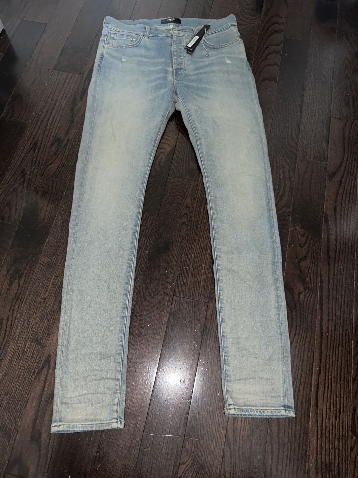 Amiri AMIRI STACKED DENIM ANTIQUE INDIGO Size US 32 / EU 48 - 1 Thumbnail
