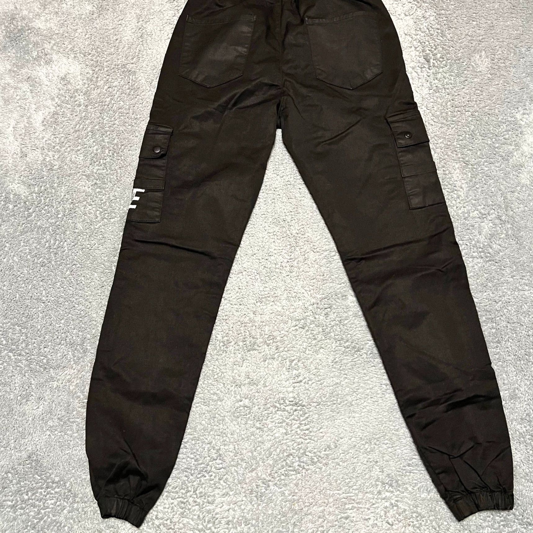 Nike Nike Cargo Pants Joggers Mens Small Black Performance Size US 29 - 4 Thumbnail