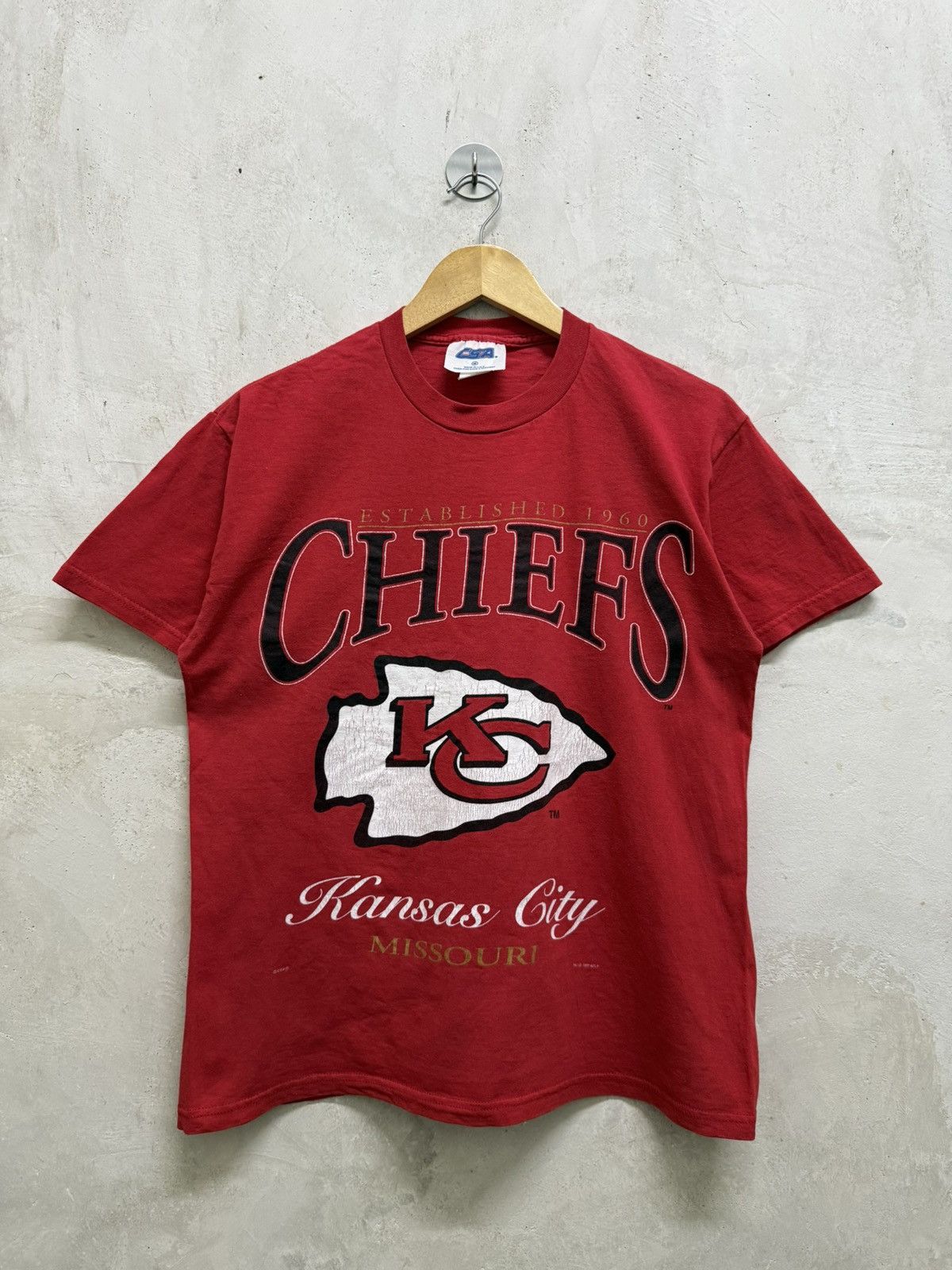 NFL Vintage 90s Kansas City Chiefs NFL Tees Size US M / EU 48-50 / 2 - 1 Thumbnail