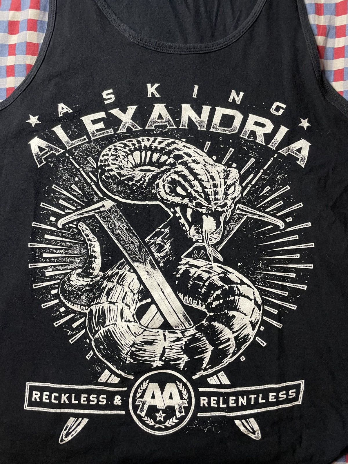 Vintage Vintage 2010 Asking Alexandria tank top Size US L / EU 52-54 / 3 - 2 Thumbnail