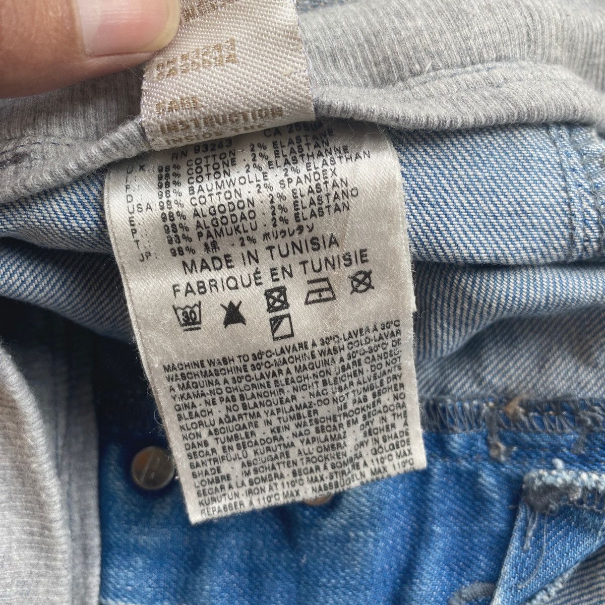 Diesel × Jean × Le Grande Bleu (L.G.B.) Vintage 2000s Diesel Boot Cut Denim Flared Denim Jeans Y2K Size US 28 / EU 44 - 8 Thumbnail