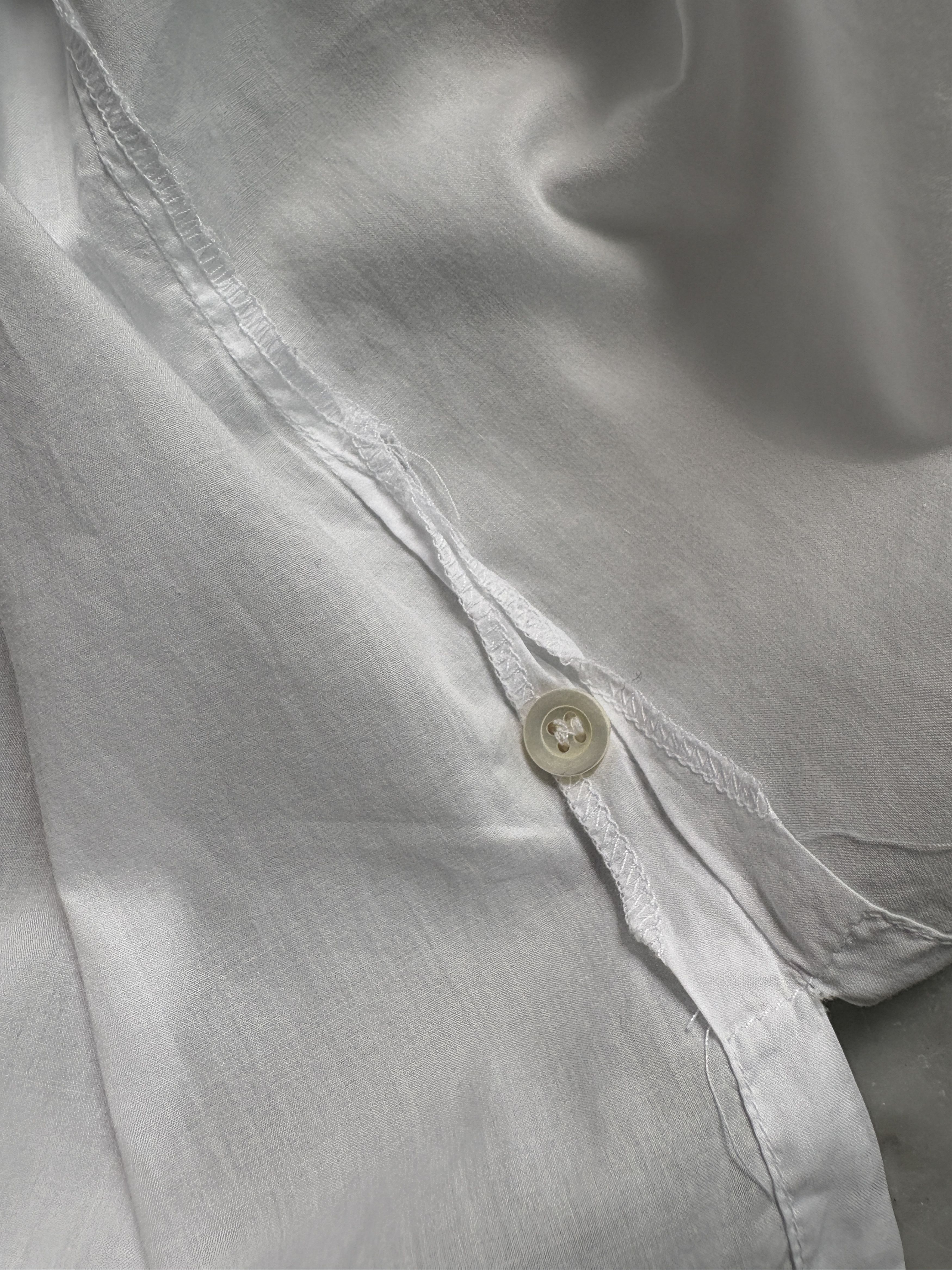 Dries Van Noten Classic Long White Shirt Made in Belgium Size US S / EU 44-46 / 1 - 7 Thumbnail