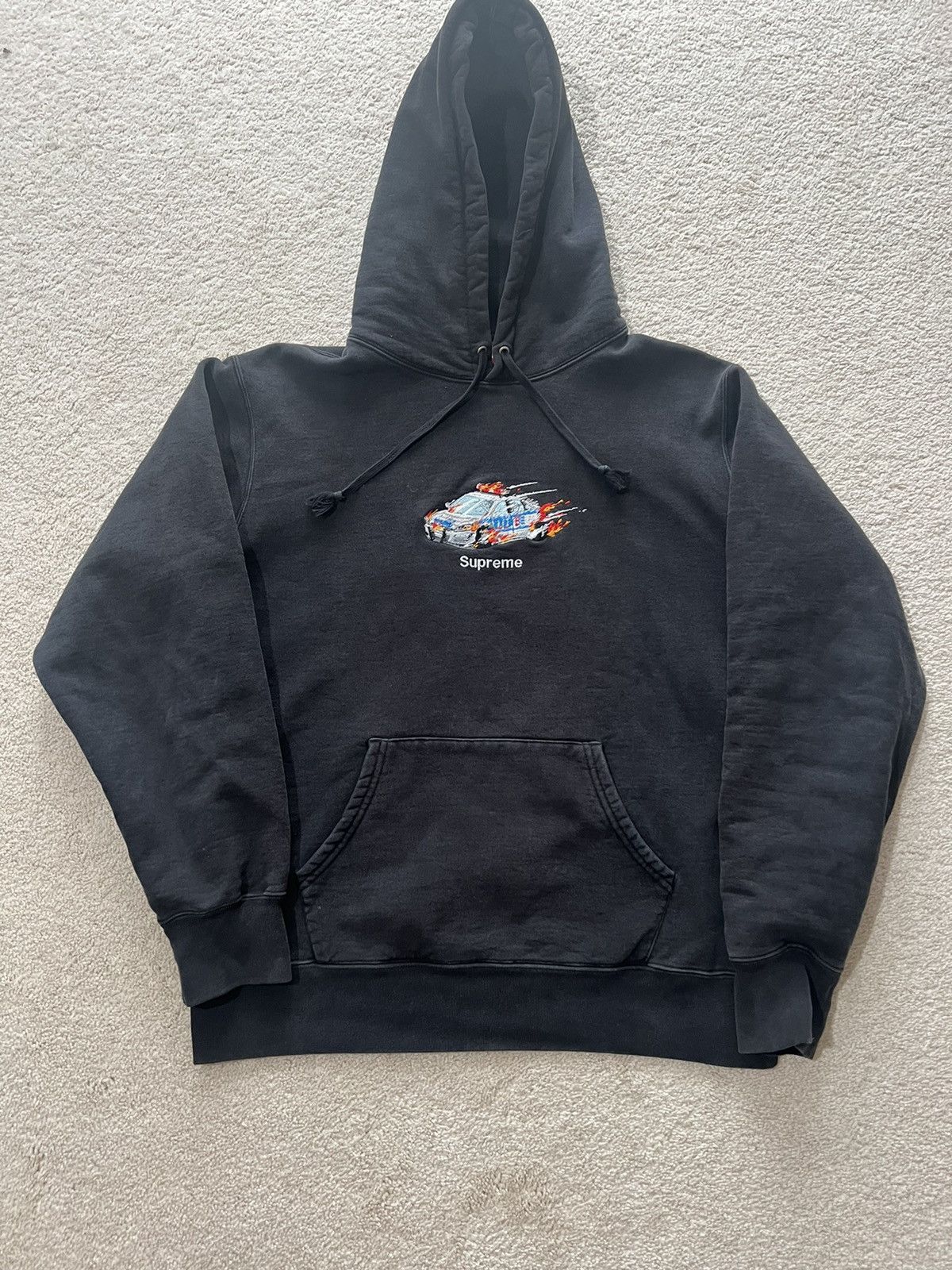 L Supreme Cop Car Hoodie Tops