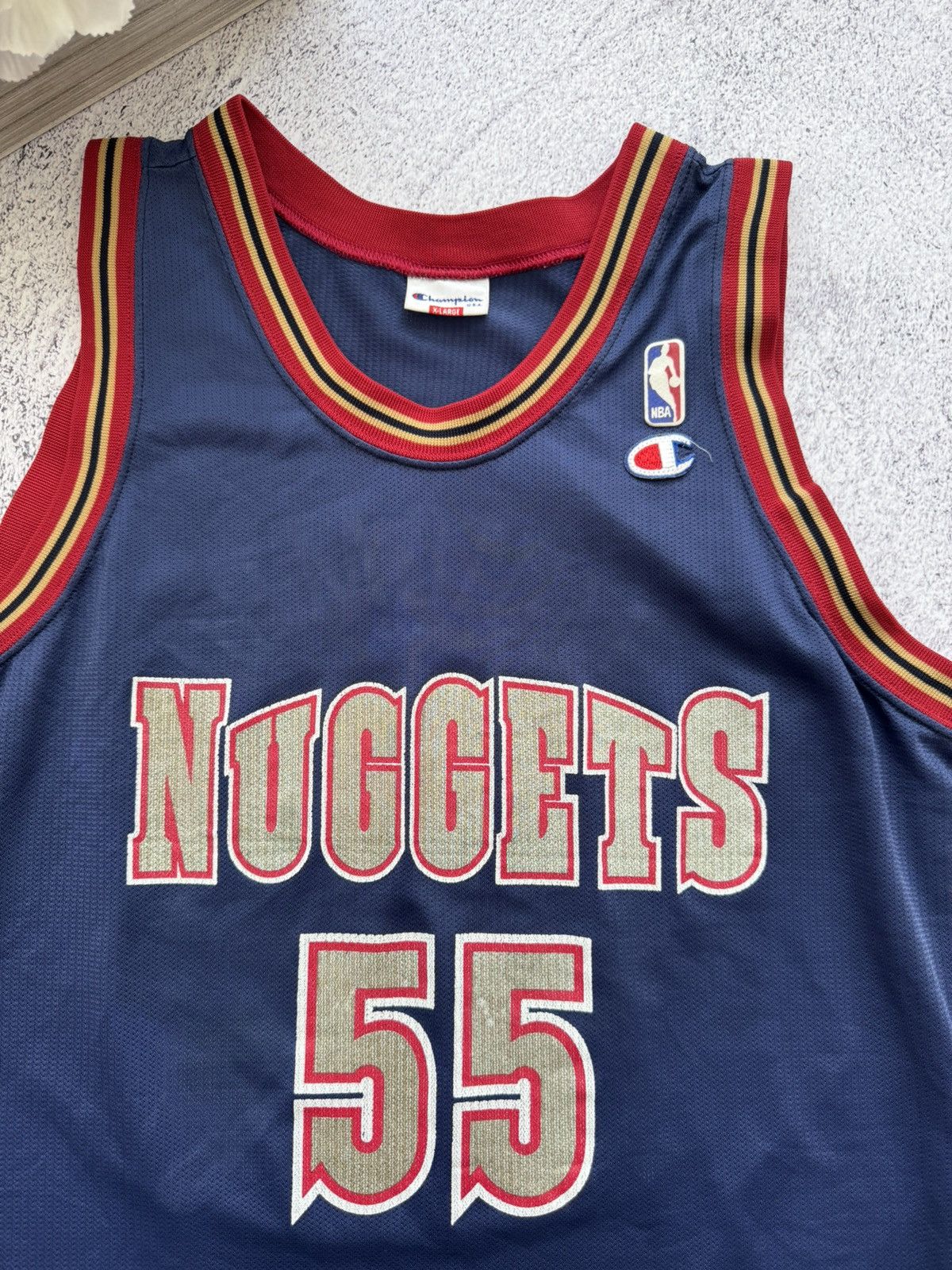 Champion × NBA × Vintage 1993/1995 DENVER NUGGETS BASKETBALL JERSEY DIKEMBE MUTOMBO Size US L / EU 52-54 / 3 - 5 Thumbnail