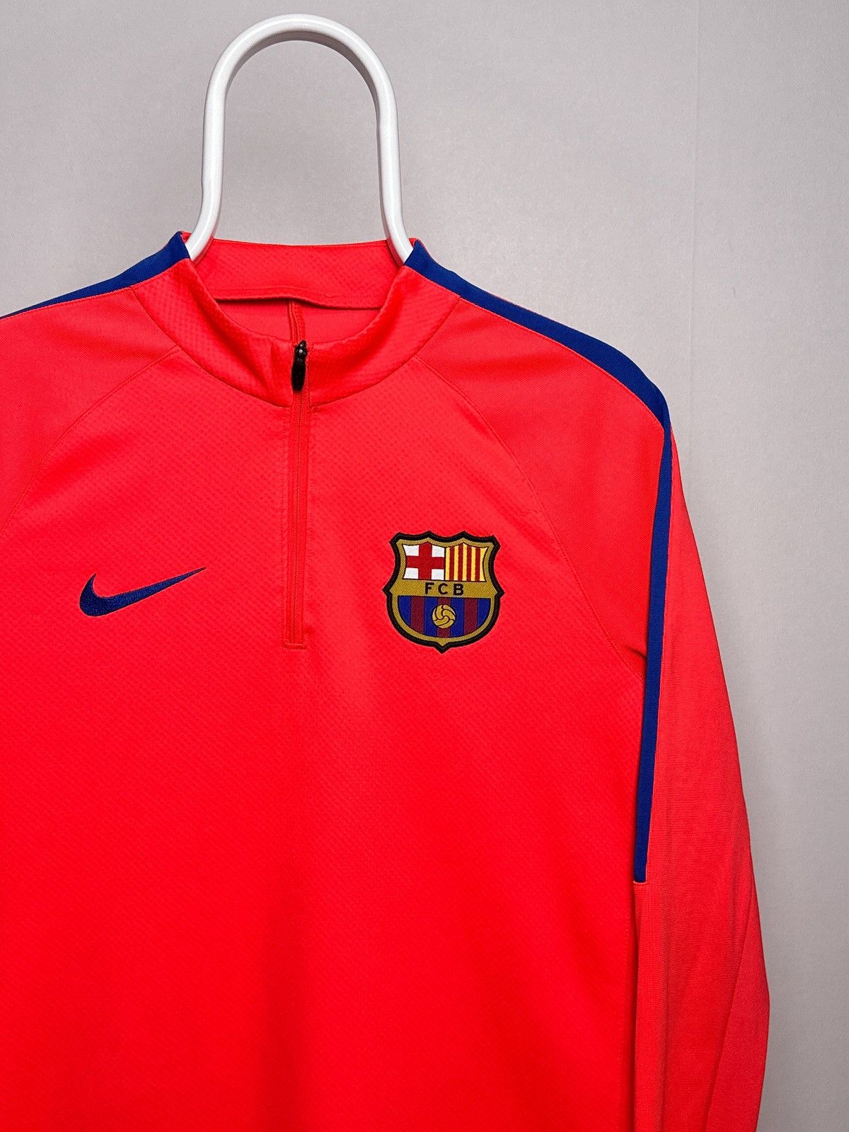 Nike Nike FC Barcelona Training Top 1/4 Zip Long Sleeve Size M Size US M / EU 48-50 / 2 - 3 Thumbnail