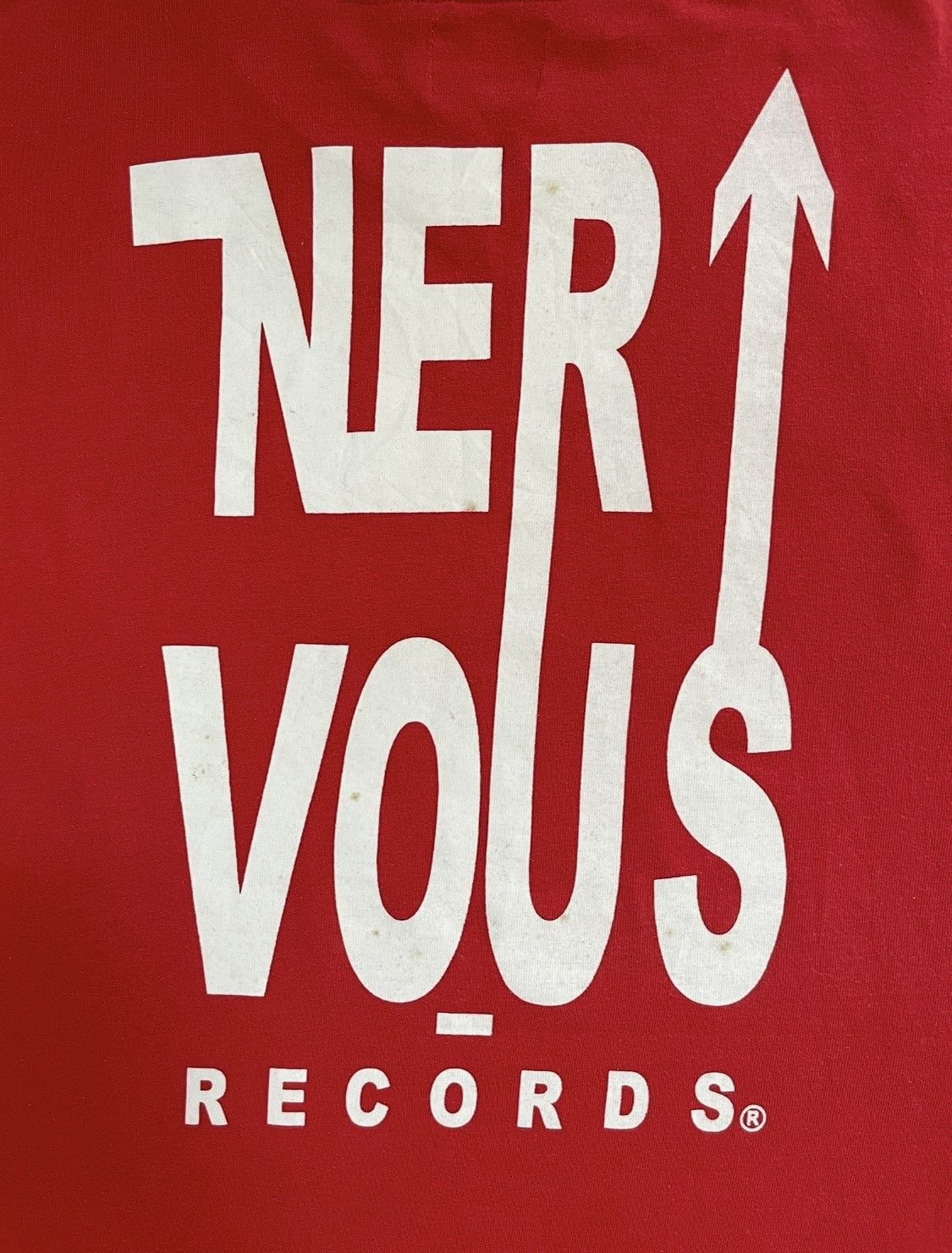 Vintage Vintage Nervous Records T-Shirt Size US L / EU 52-54 / 3 - 8 Thumbnail