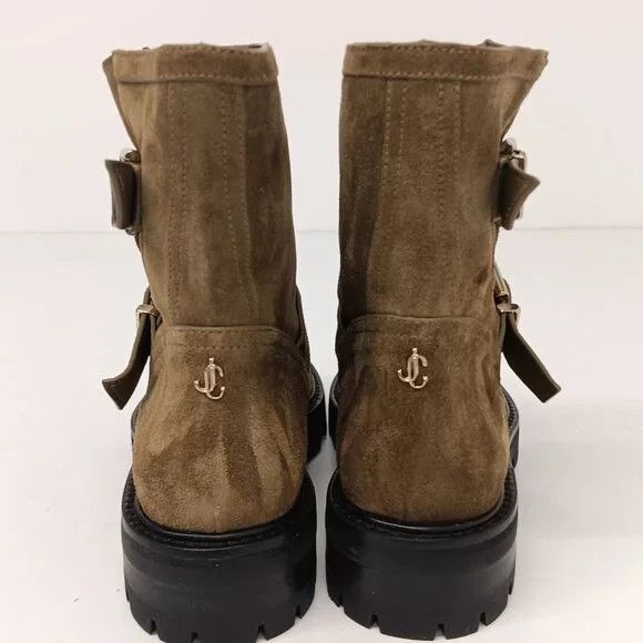 Jimmy Choo Jimmy Choo Youth II Caper Green Suede Ankle Boots - EU36/US6 Size US 6 / IT 36 - 13 Thumbnail