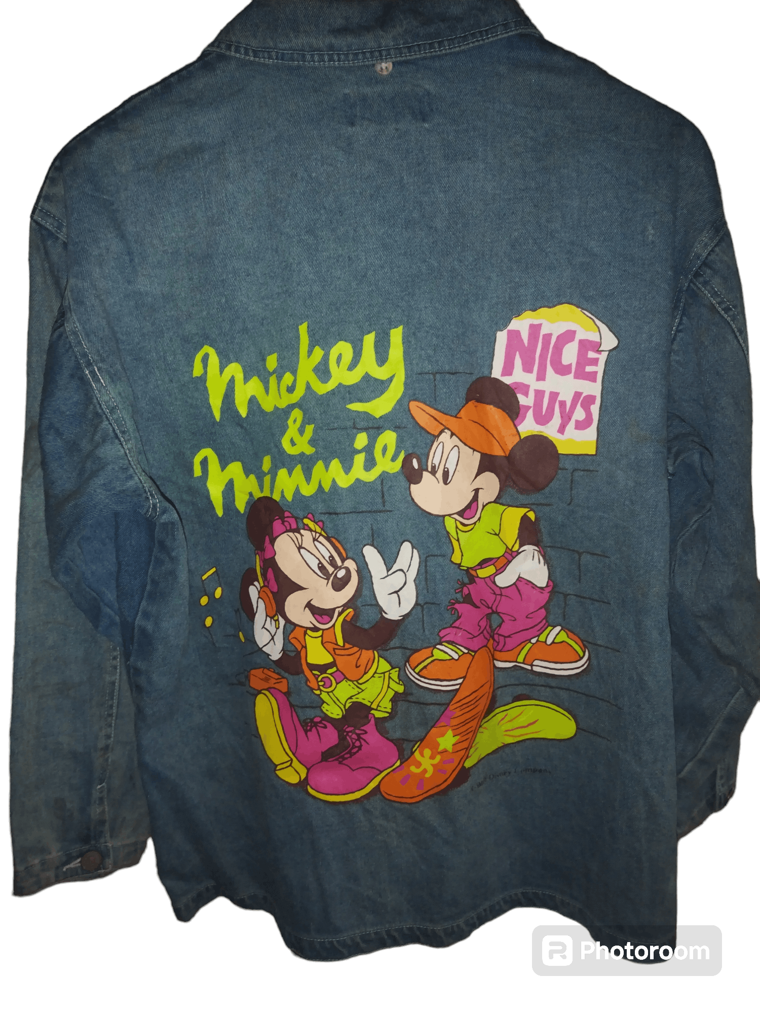 Mickey Mouse Vintage Poppins Denim Jackets 90s Mickey & Minnie Mouse Size US M / EU 48-50 / 2 - 2 Thumbnail