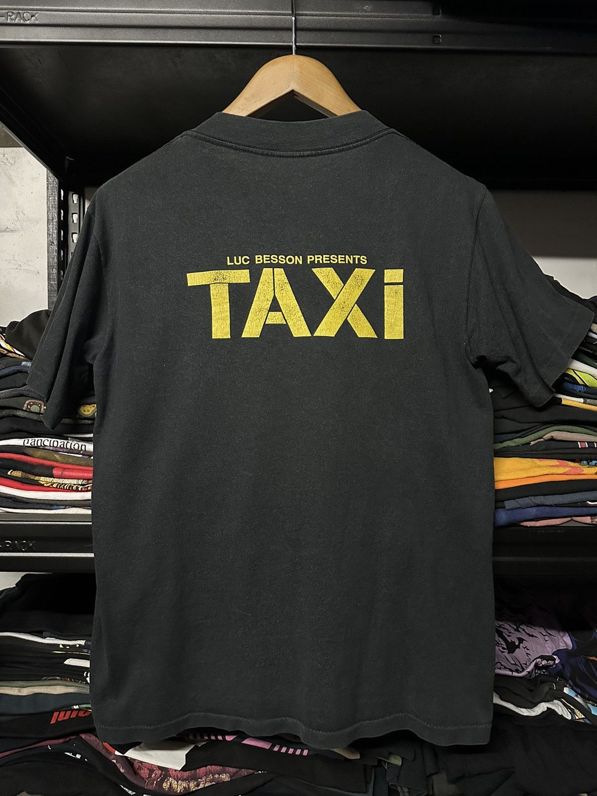 Vintage Vintage 90s Movie Taxi Luv Besson Faded Tee Size US M / EU 48-50 / 2 - 1 Thumbnail