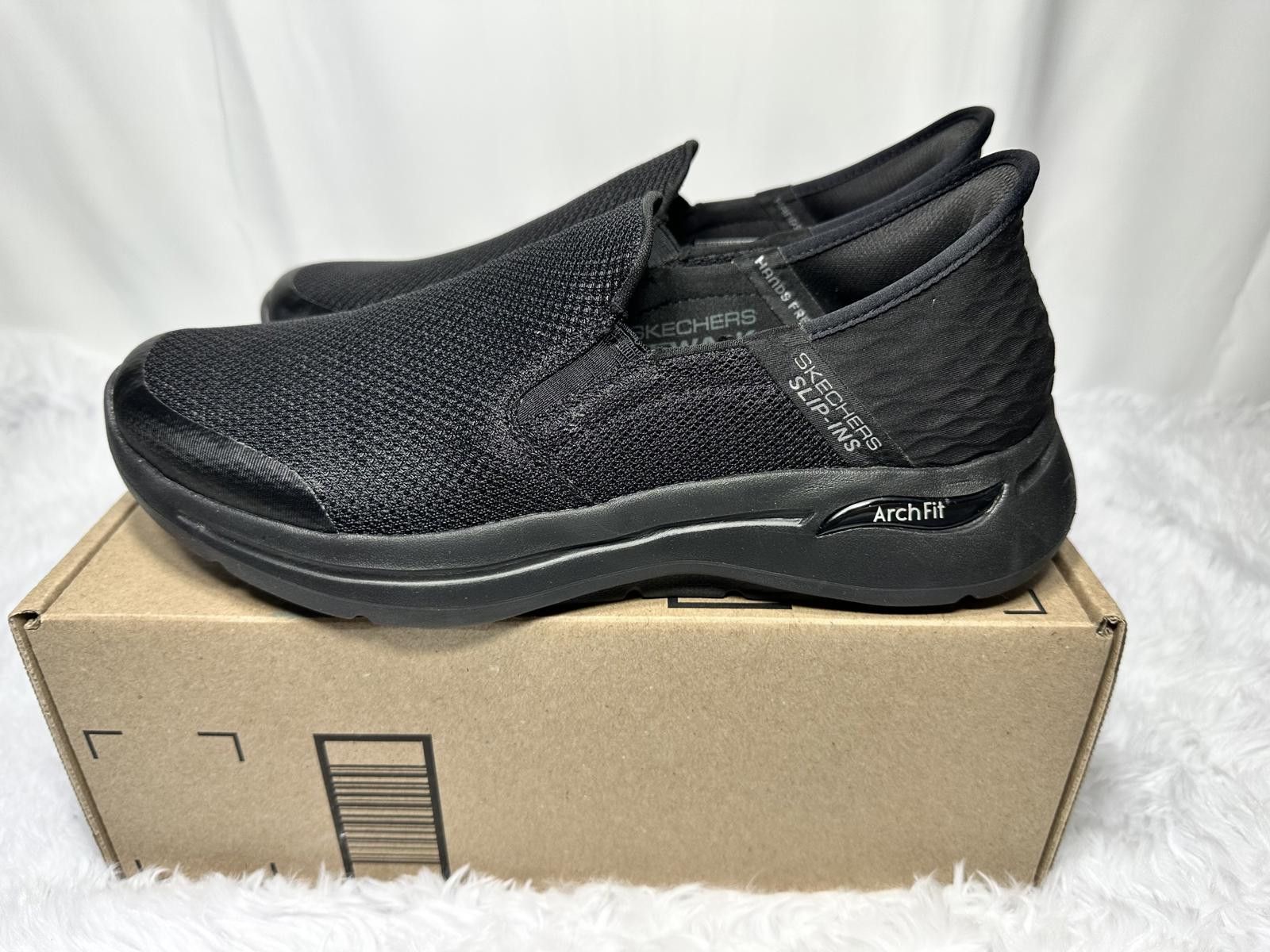 SKECHERS Skechers Arch Fit Black Slip-On Shoes Size US 9 / EU 42 - 1 Thumbnail
