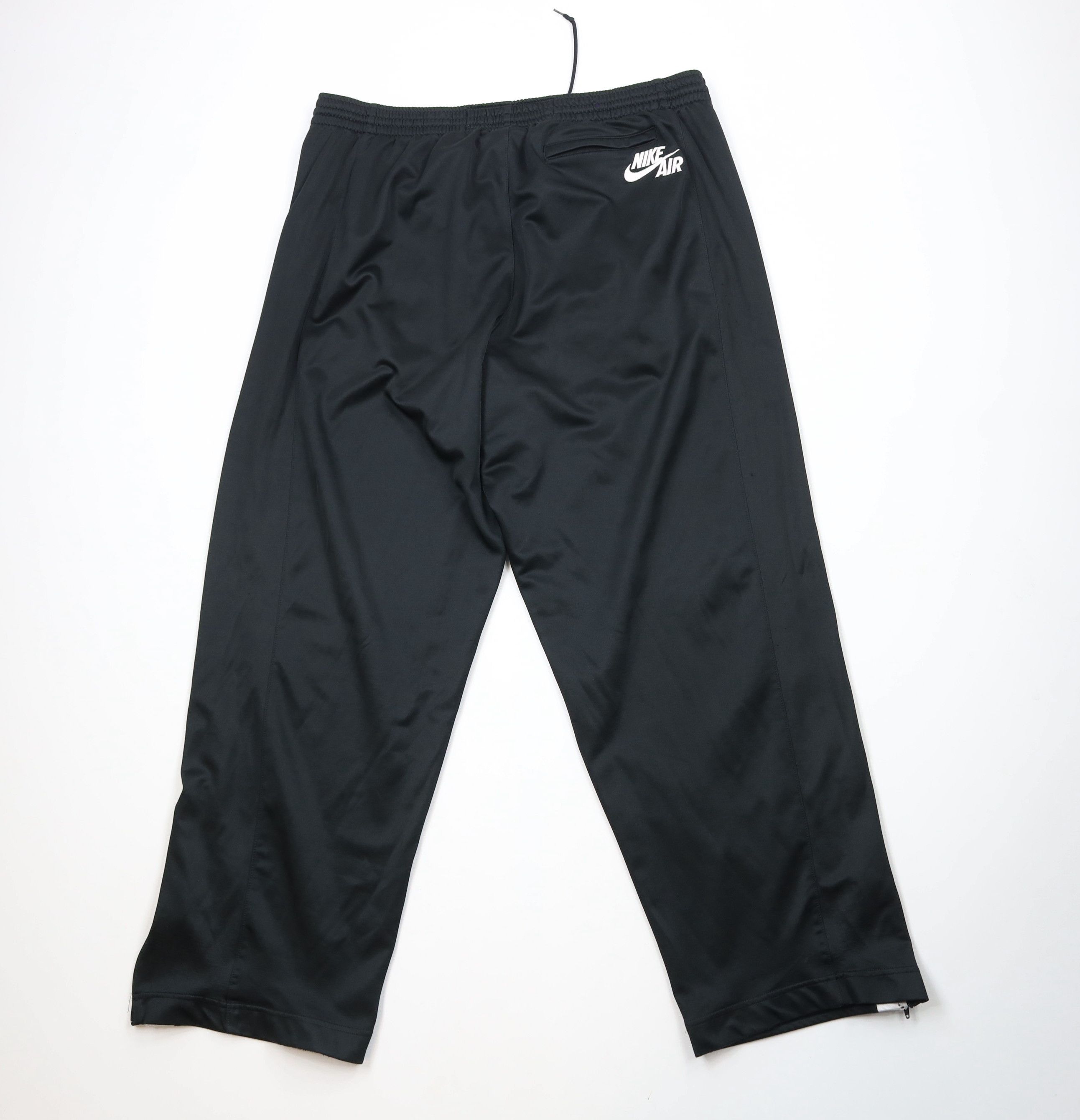 Nike × Vintage Vintage Nike Flight Scott Mini Swoosh Wide Leg Pants Black Size US 38 / EU 54 - 11 Thumbnail
