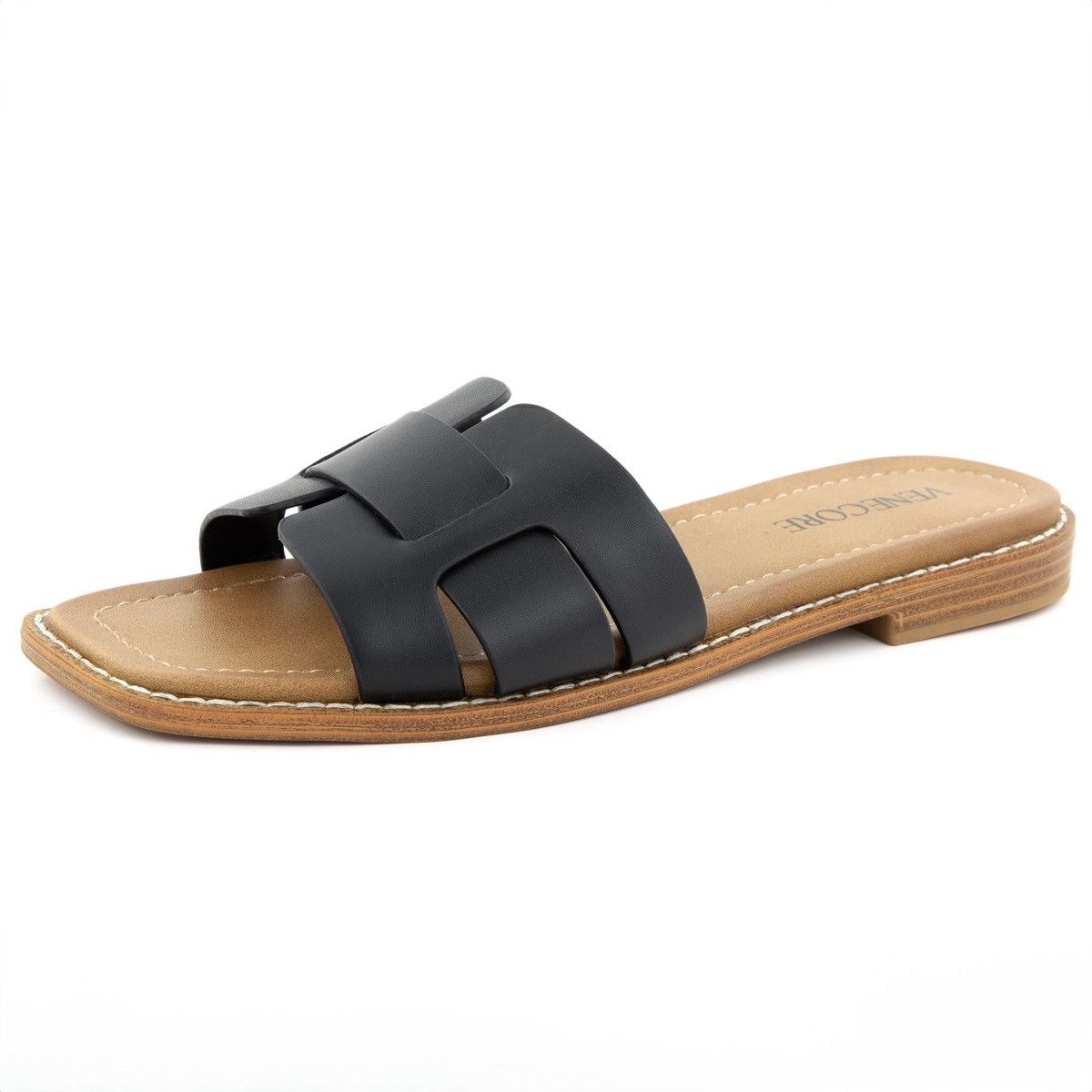 Other Venecore Black Fashion Sandal Women Size 7 Size US 7 / IT 37 - 1 Preview