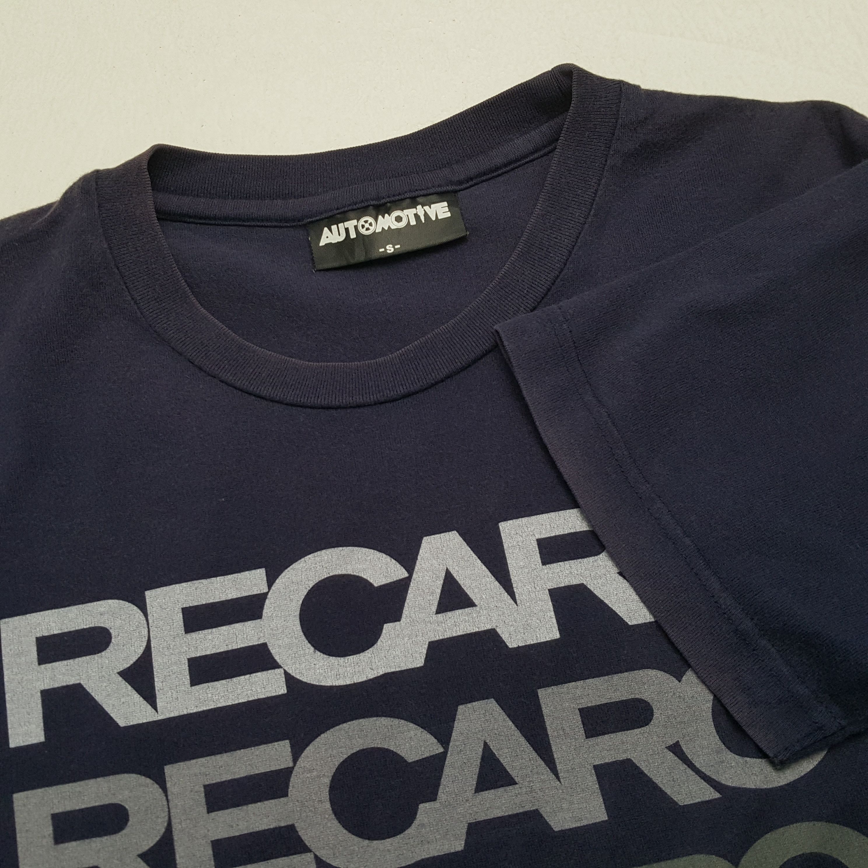 Vintage RECARO Spellout Design Tshirt Size US M / EU 48-50 / 2 - 6 Thumbnail