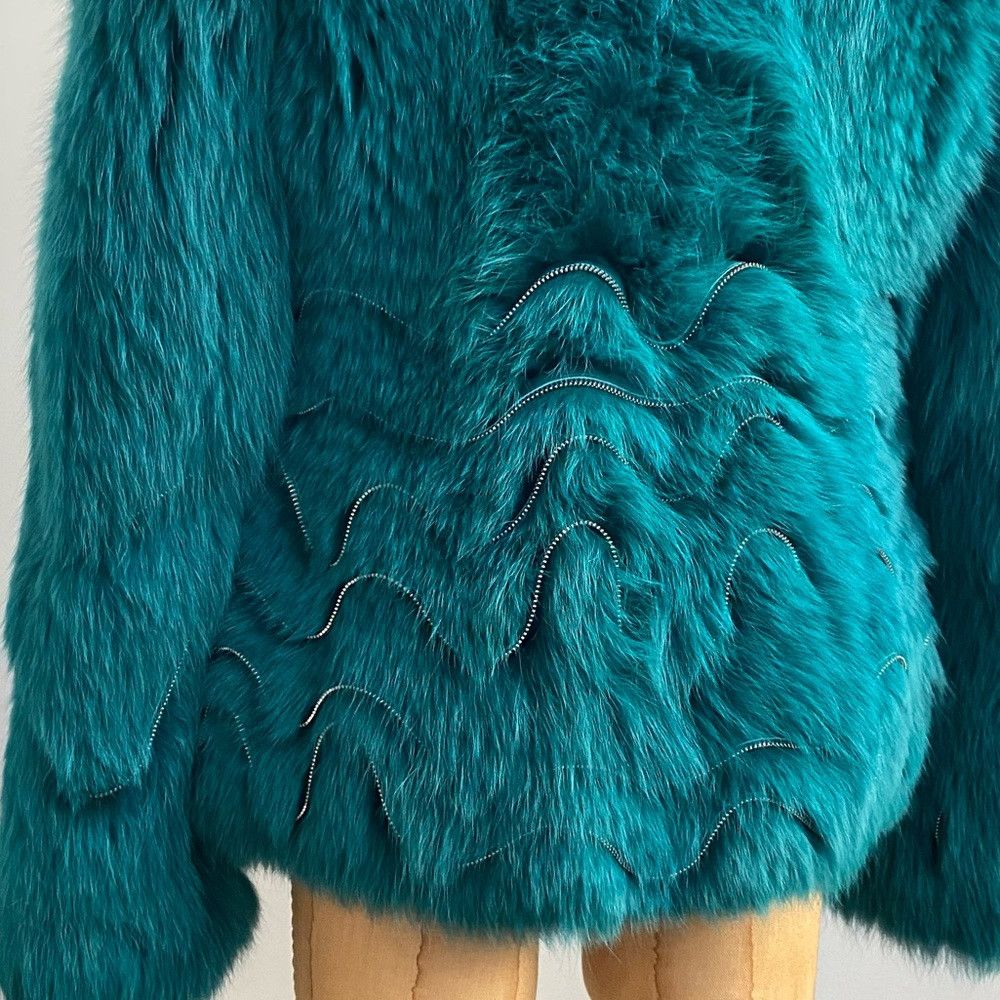Roberto Cavalli Vintage ROBERTO CAVALLI Dyed Arctic Fox Fur Size M / US 6-8 / IT 42-44 - 6 Thumbnail
