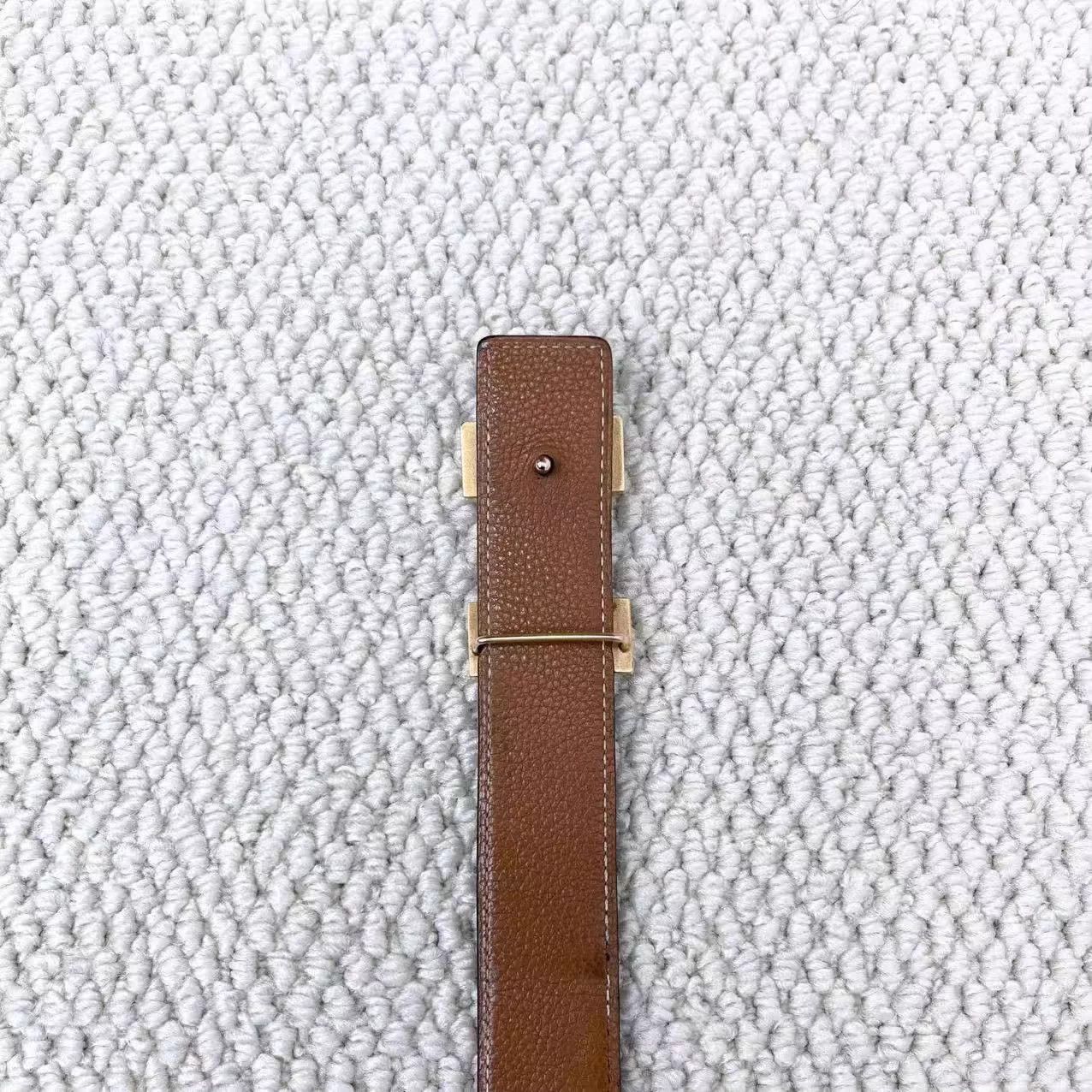 Hermes Hermes Classic H Buckle Reversible Calfskin Belt 80cm Size 28 - 3 Thumbnail