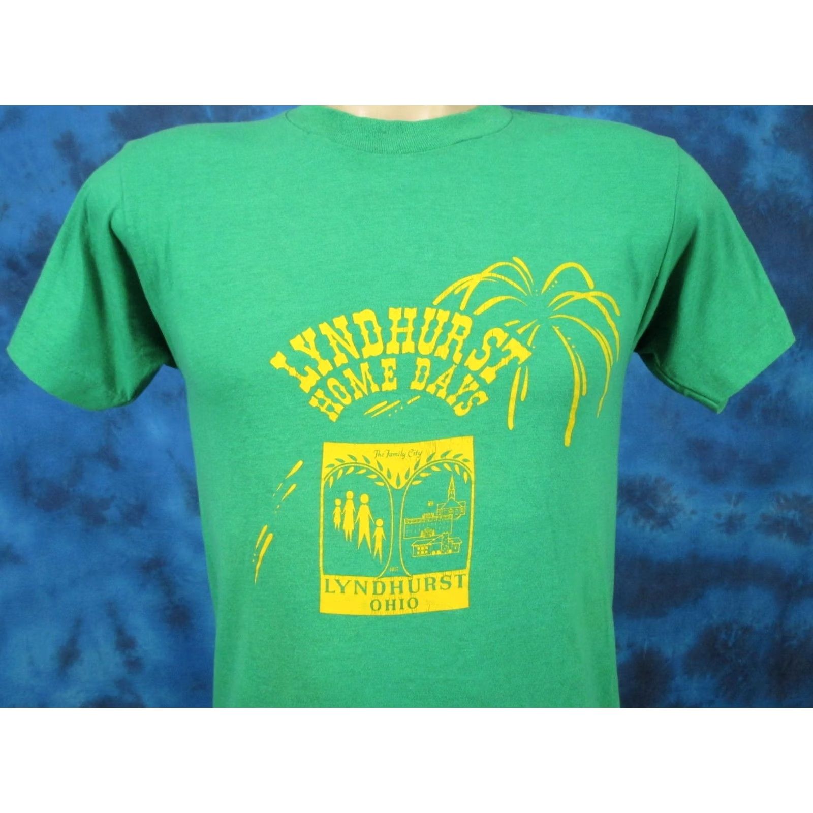 Vintage VINTAGE 80s LYNDHURST OHIO FAMILY CITY HOME DAYS T-Shirt XS Men Size US XS / EU 42 / 0 - 3 Thumbnail