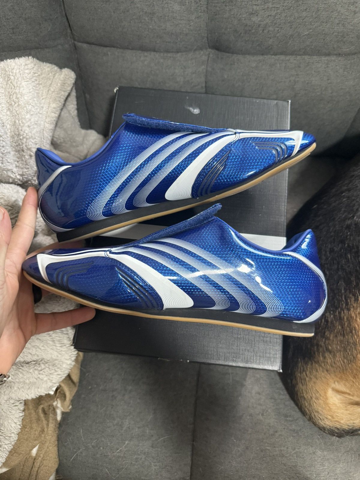 Adidas Adidas F50 taekwondo blue Size US 10 / EU 43 - 3 Thumbnail