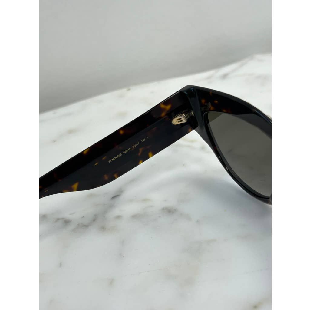 Jimmy Choo NEW Jimmy Choo Sonja/G/S Brown Pearl Cat Eye