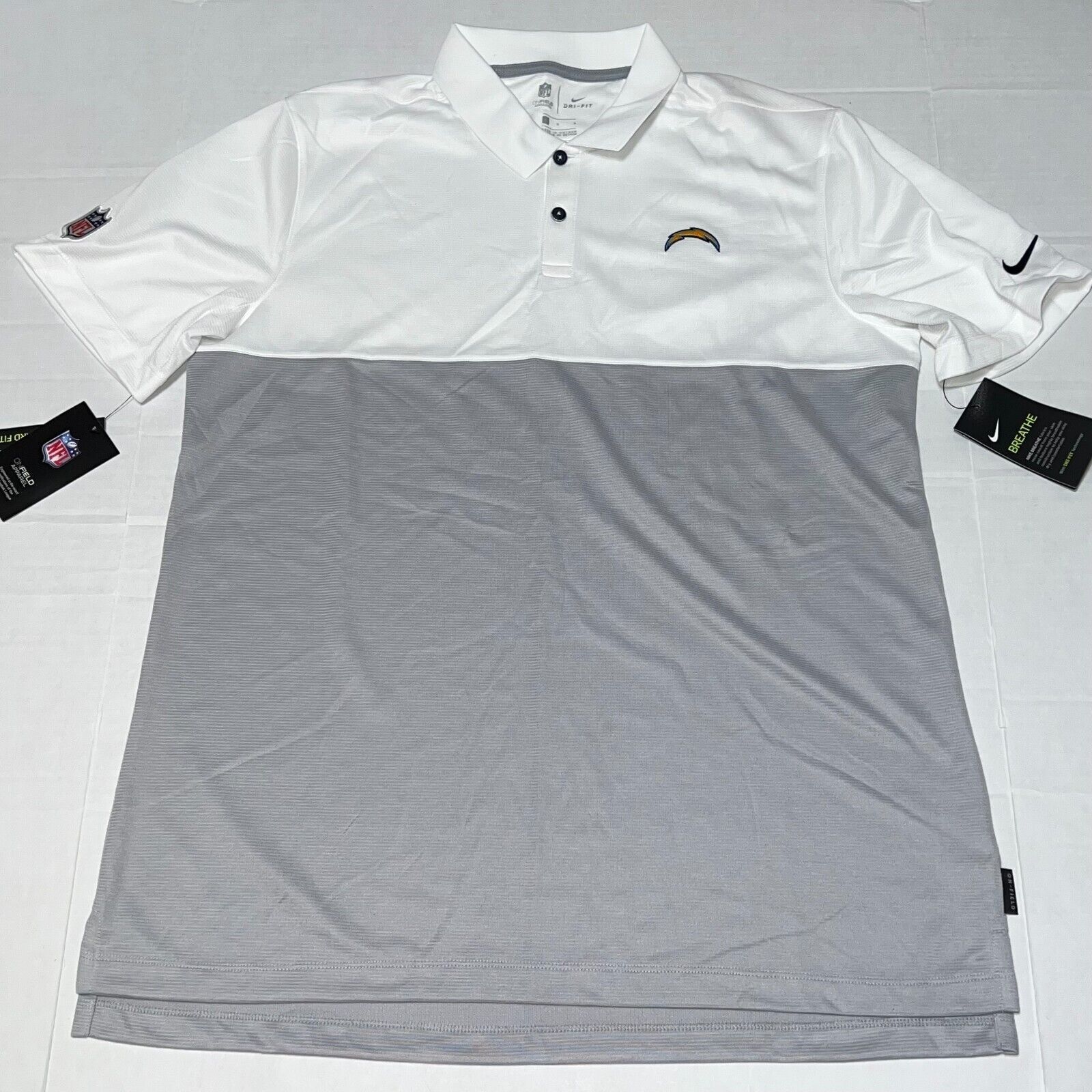 Nike Los Angeles Chargers Nike NFL Dri-Fit Polo Men's Size LARGE Size US L / EU 52-54 / 3 - 1 Thumbnail