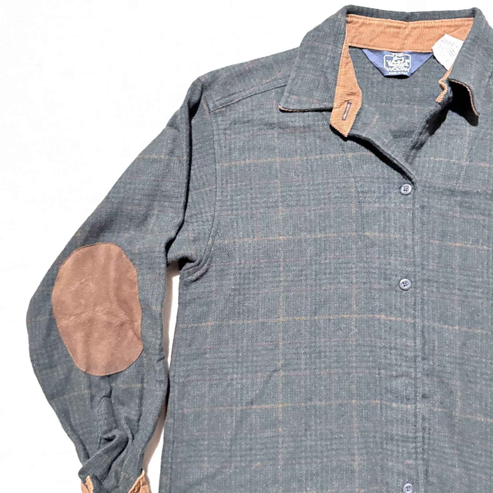 Vintage VINTAGE Woolrich Shirt Gray Plaid USA Made Women's M Size M / US 6-8 / IT 42-44 - 3 Thumbnail