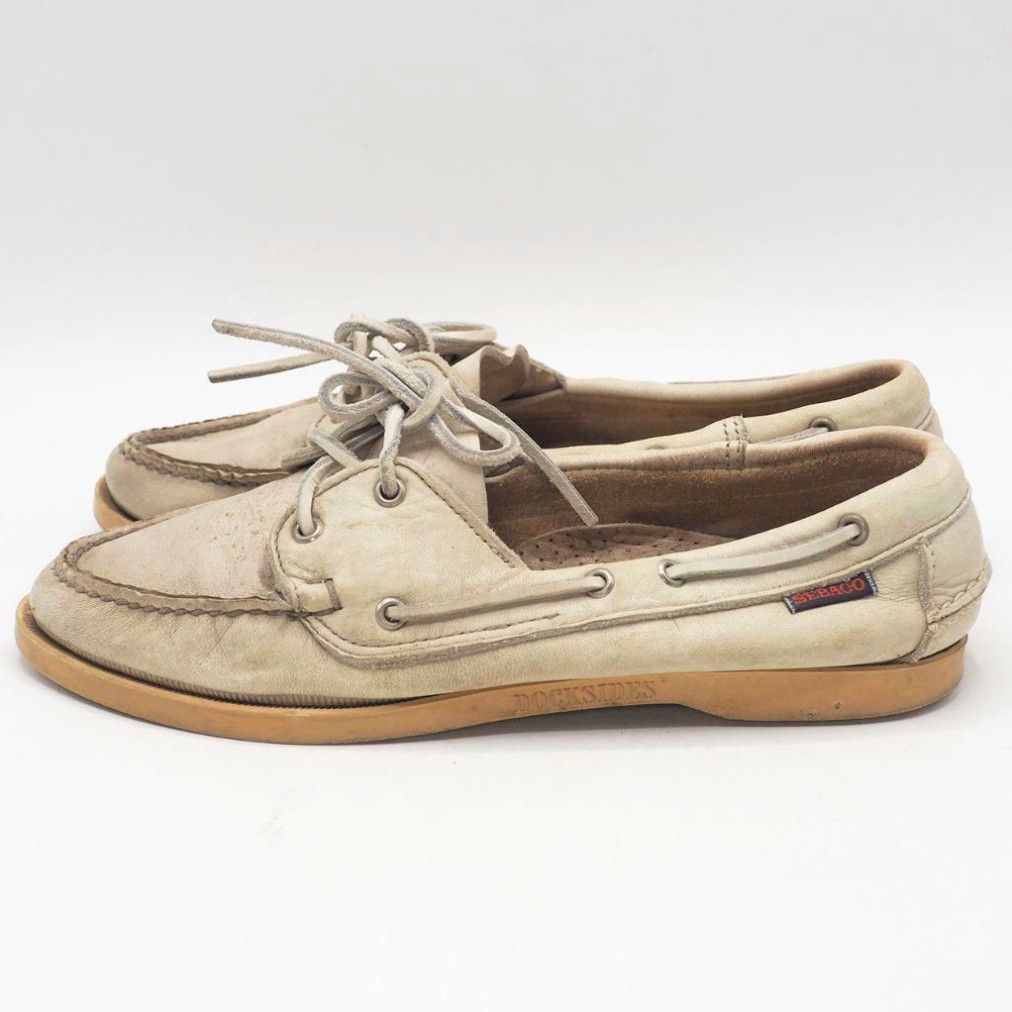 Sebago Vintage Sebago Docksides Womens Leather Boat Shoes Loafer Size 9 US Grailed