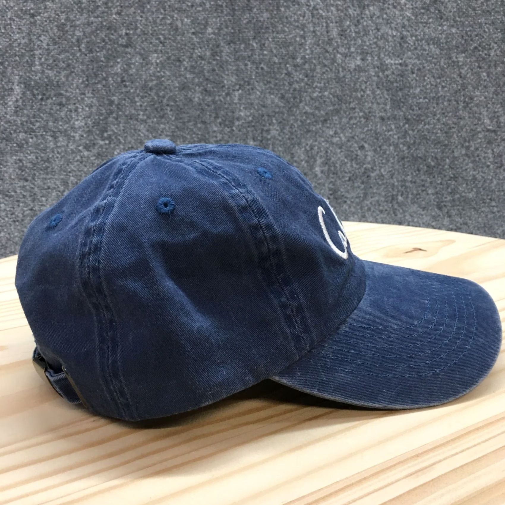 Port Authority Port Authority Baseball Hat Womens Blue OS Curved Brim Embroidered Logo Calm Size ONE SIZE - 6 Thumbnail