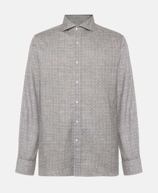 Brunello Cucinelli Long-sleeved shirt - easy fit Size US M / EU 48-50 / 2 - 1 Thumbnail