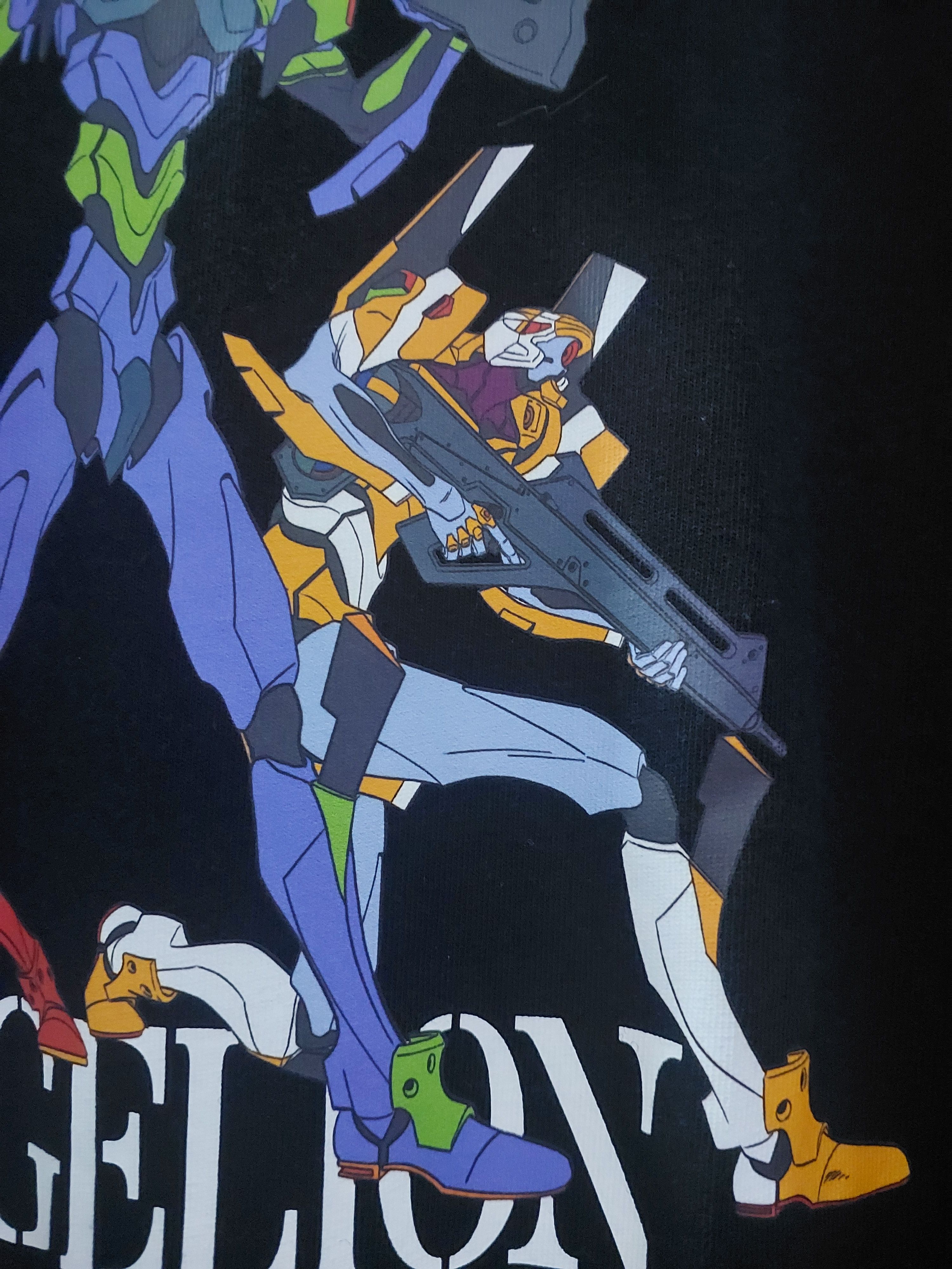 Anime NEON GENESIS EVANGELION VINTAGE ANIME T-SHIRT Size US XL / EU 56 / 4 - 6 Thumbnail