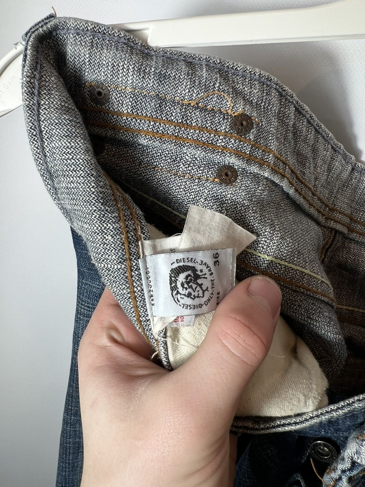 Diesel Vintage streetwear y2k sk8 Diesel Distressed Denim Pants Size US 36 / EU 52 - 8 Thumbnail
