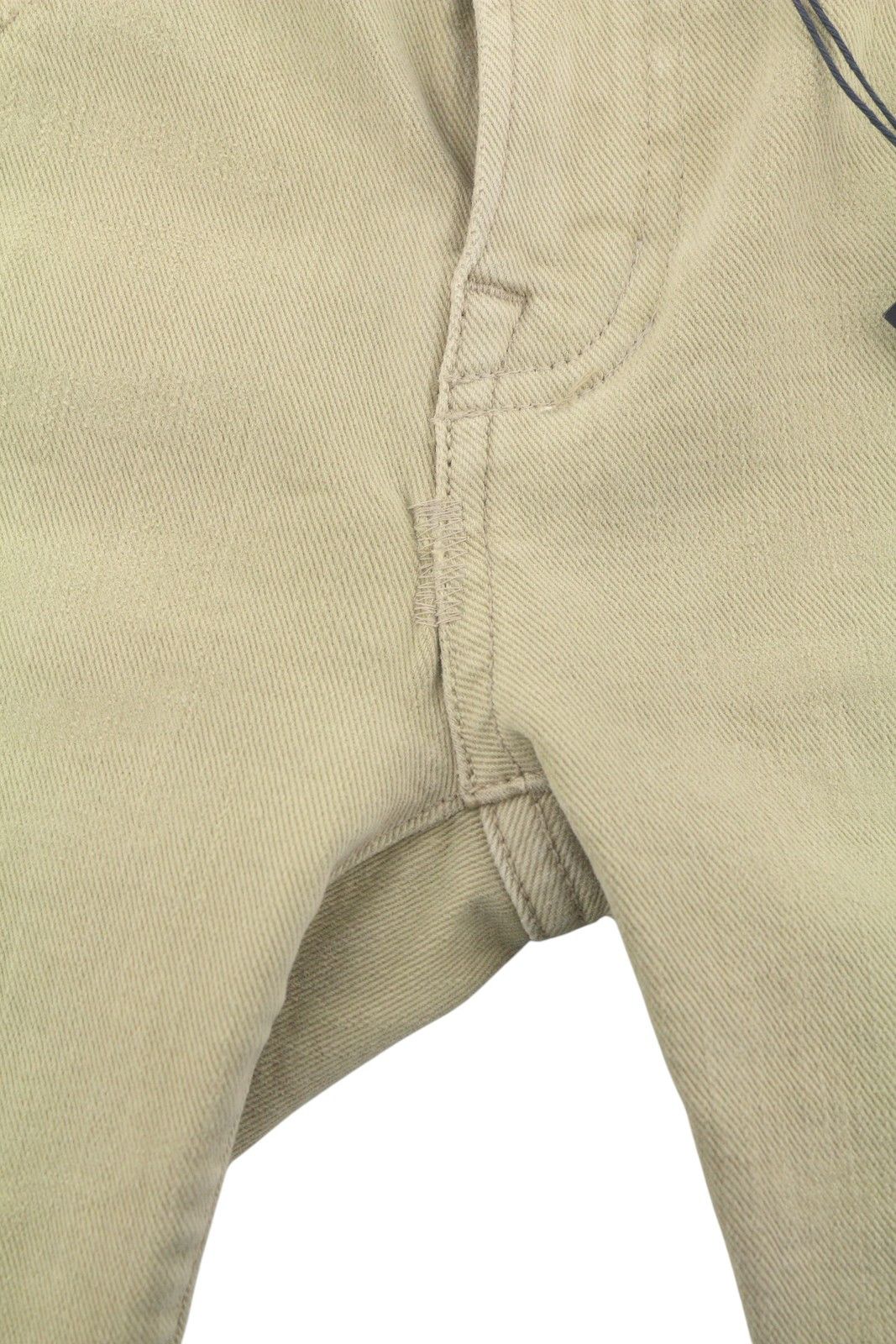 R13 BOY STRAIGHT 27 Khaki Stretch Cropped Jeans 89844 Size 27" / US 4 / IT 40 - 11 Thumbnail