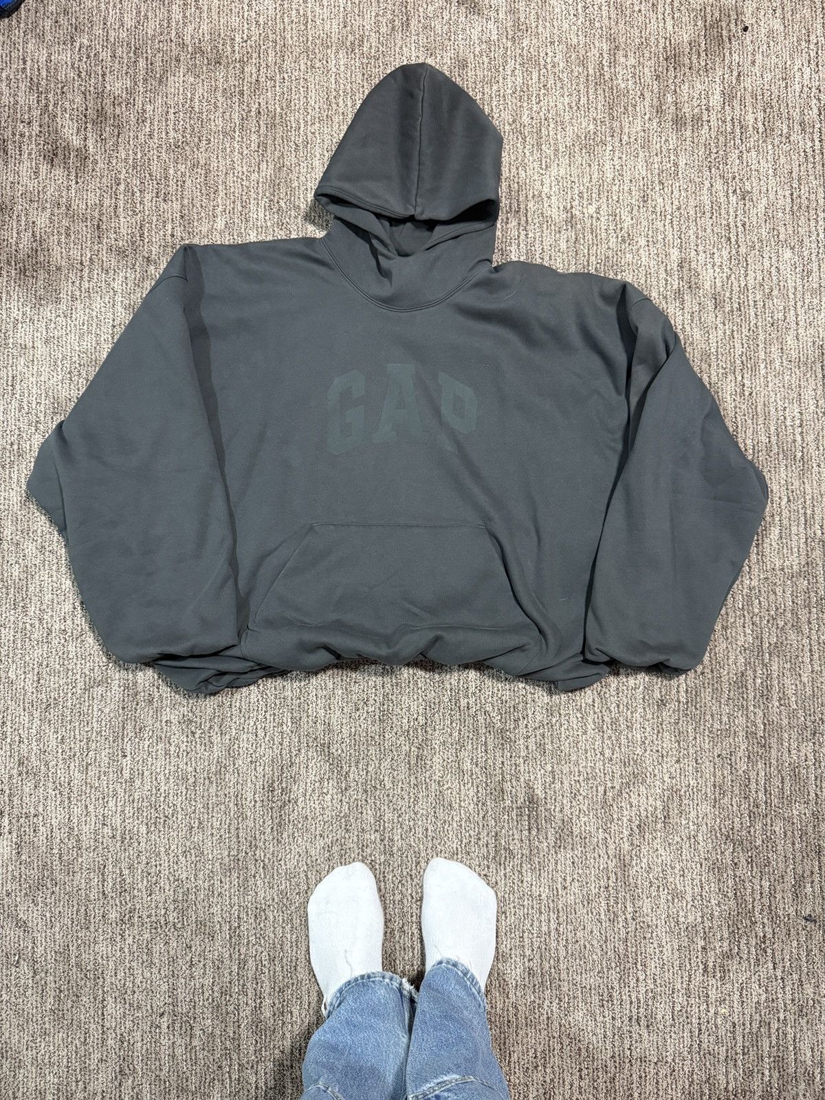 トップス yzy balenciaga logo hoodie Yeezy Gap Balenciaga Logo Hoodie Green LARGE | eBay