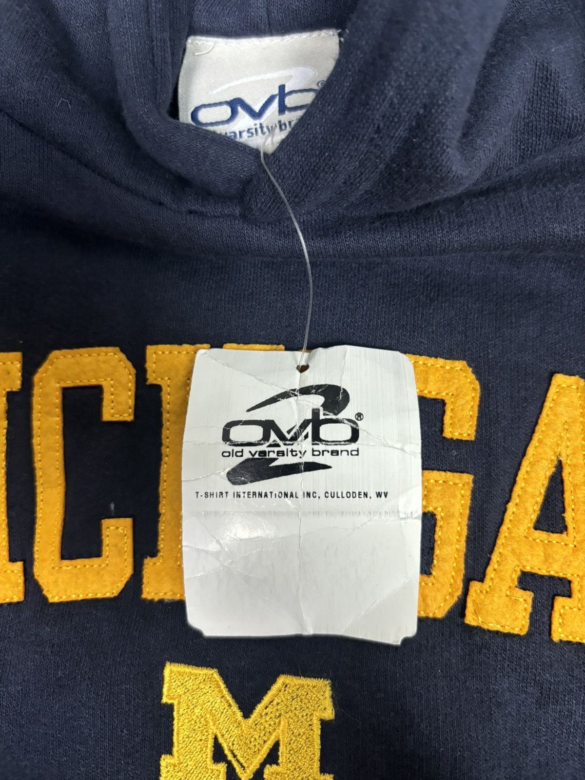 Collegium Vintage 90s u of m michigan old varsity spellout hoodie Size US S / EU 44-46 / 1 - 3 Thumbnail