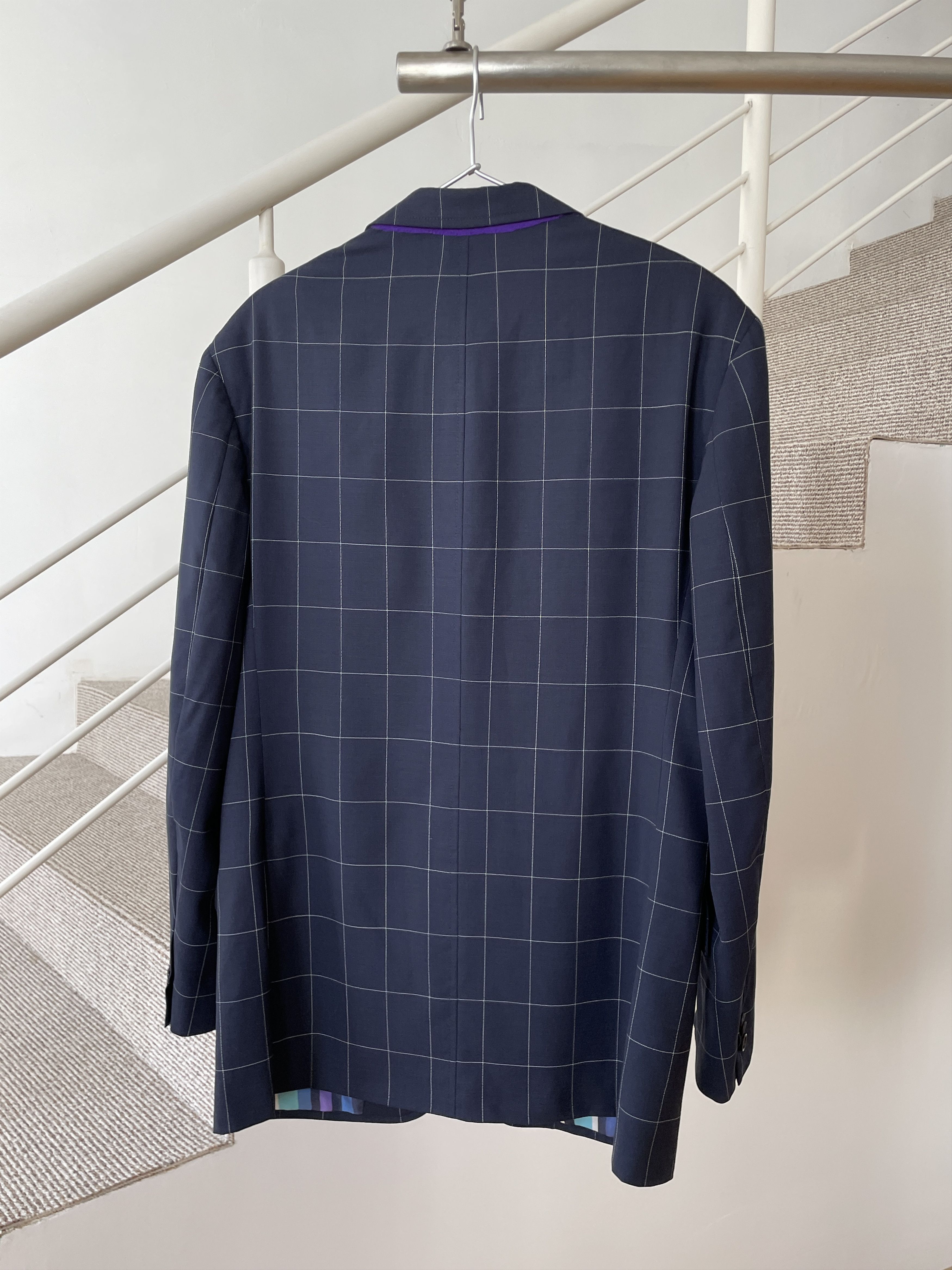 Etro ETRO Jacket Coat Blazer Trousers Suit Plaid Wool A7923 Size 40R - 5 Thumbnail