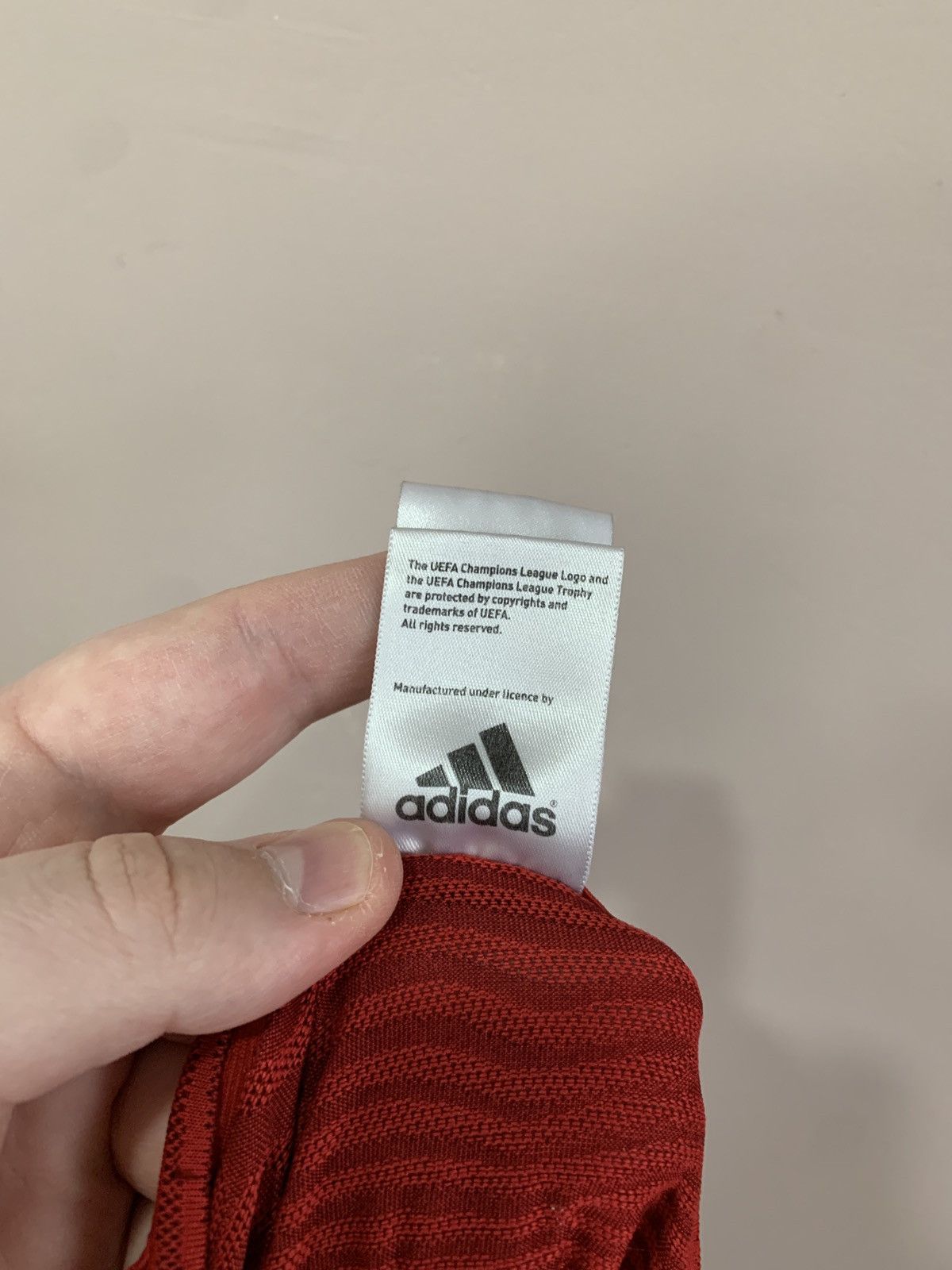 Adidas Manchester United Champions League training jersey soccer Size US L / EU 52-54 / 3 - 11 Thumbnail