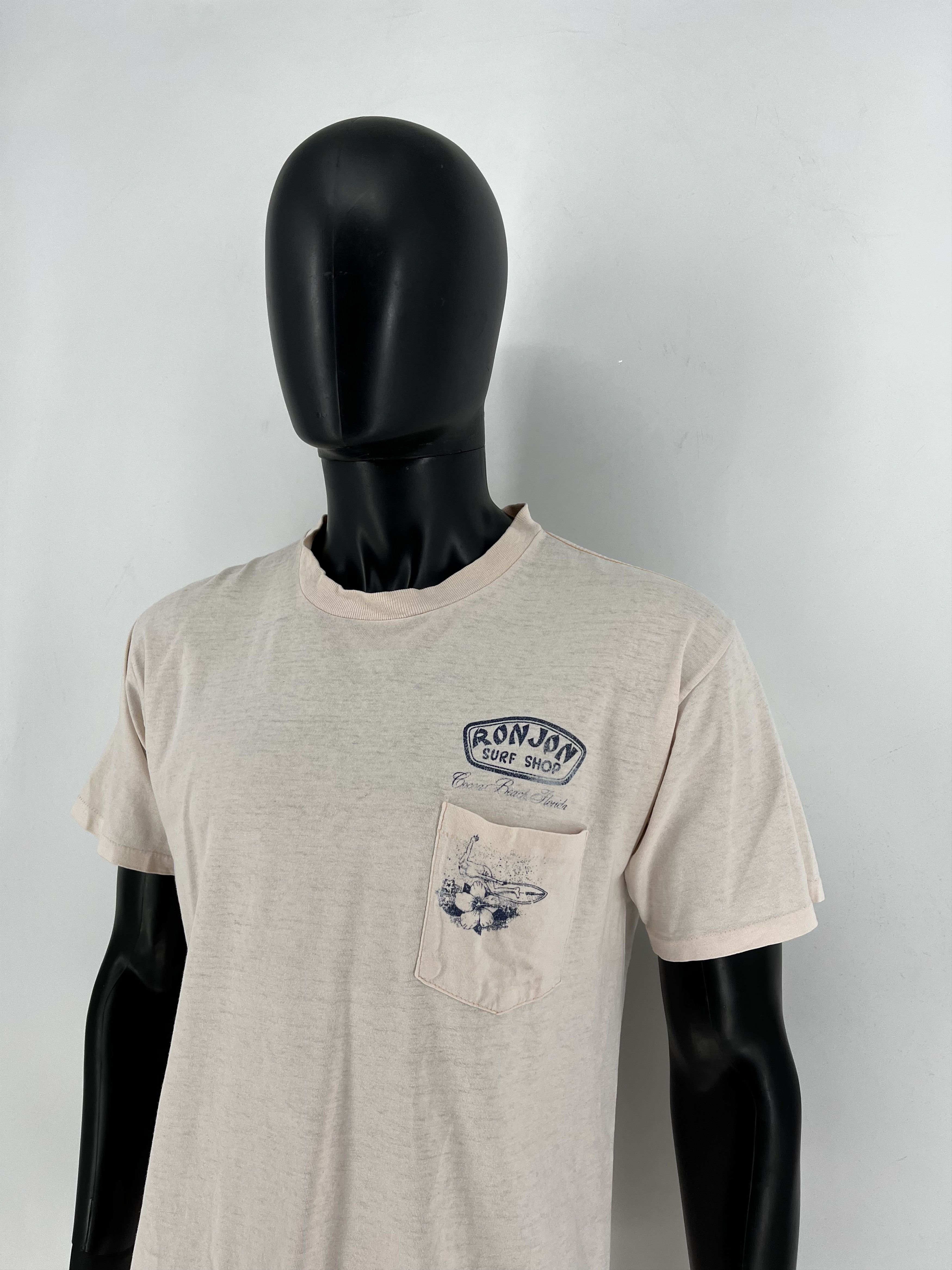 Ron Jon Surf Shop Vintage 90s Ron Jon Surf Shop Tee L Size US L / EU 52-54 / 3 - 6 Thumbnail