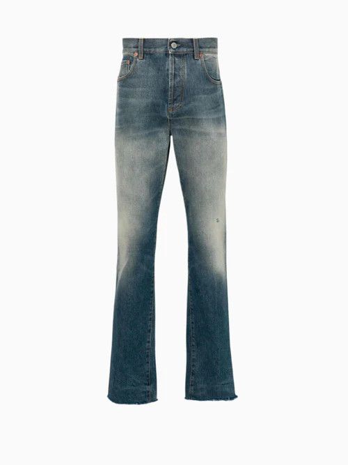 o1mt1gz0525 Denim Pant With Label in Blue