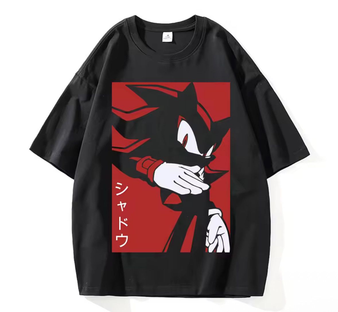 Other Streetwear Gothic Shadow Hedgehog Print T-Shirt Punk Size US XXL / EU 58 / 5 - 1 Thumbnail