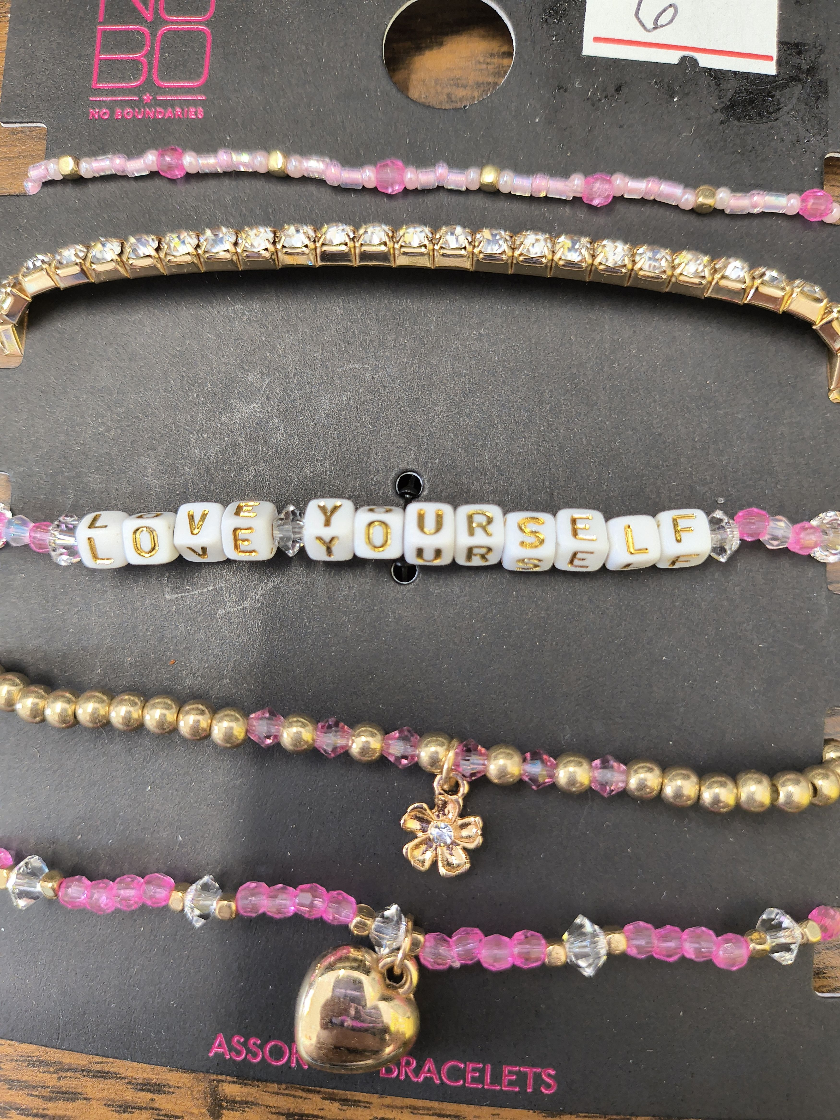 Walmart Set of 5 No Boundaries assorted bracelets Size ONE SIZE - 2 Thumbnail