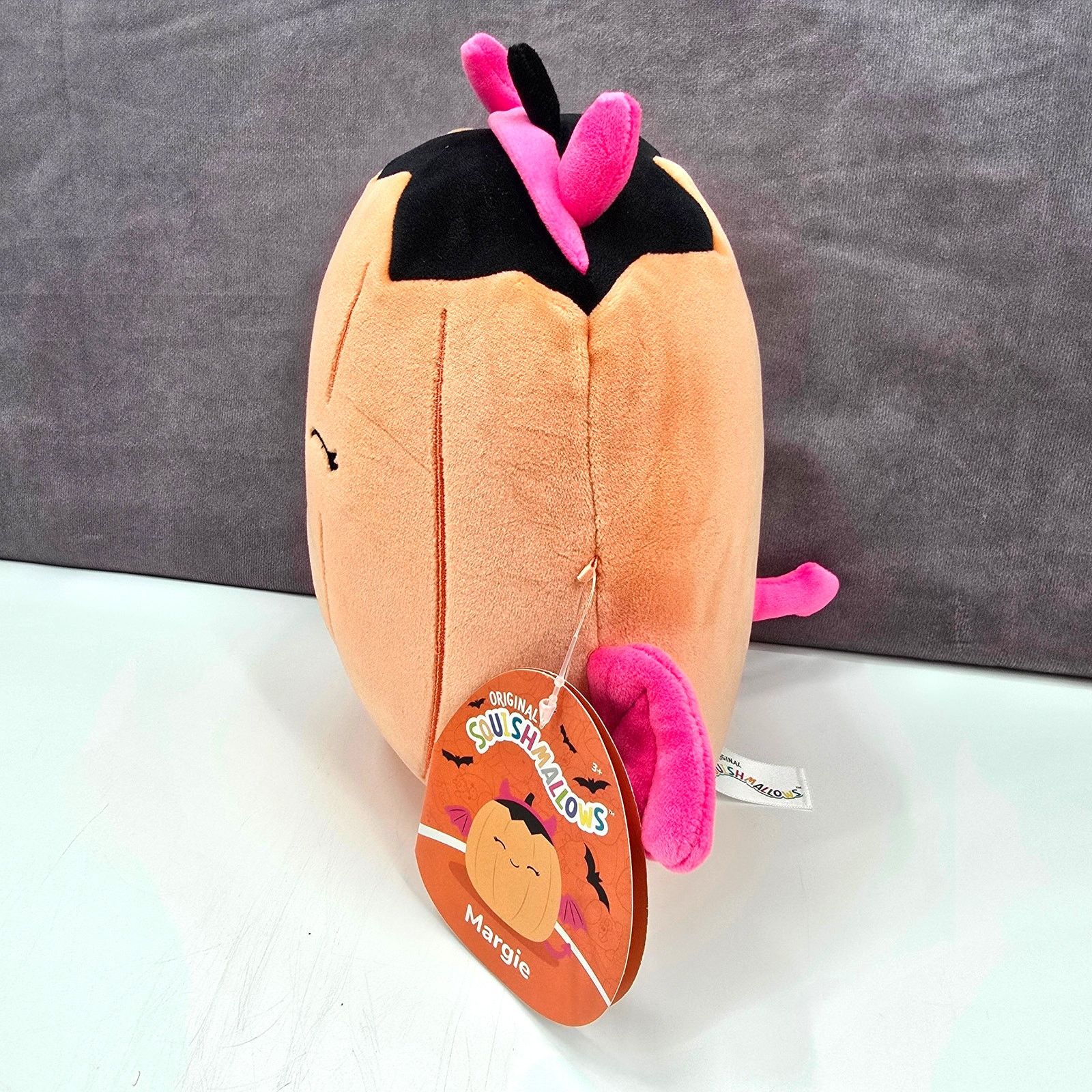 Other Squishmallows Margie Pumpkin Bat Halloween Plush NWT #39 Size ONE SIZE - 4 Thumbnail