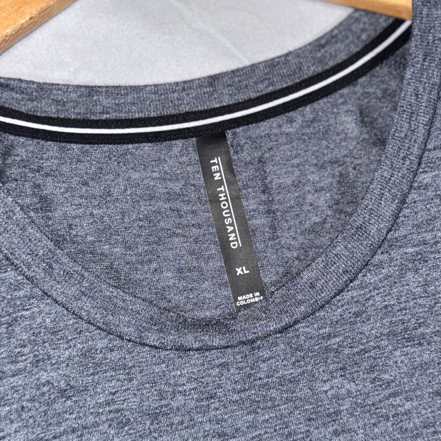 Ten Thousand Ten Thousand The Durable Shirt Sleeveless Tank Top Grey XL Mens Sleeveless Gym & Training Shirt Size US XL / EU 56 / 4 - 3 Thumbnail