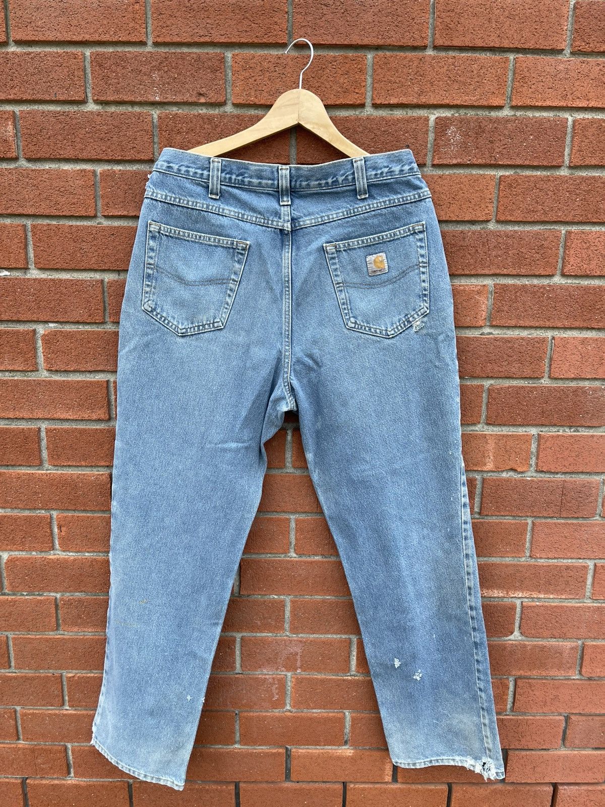 Carhartt × Vintage Vintage Faded Blue Denim Size US 34 / EU 50 - 2 Thumbnail